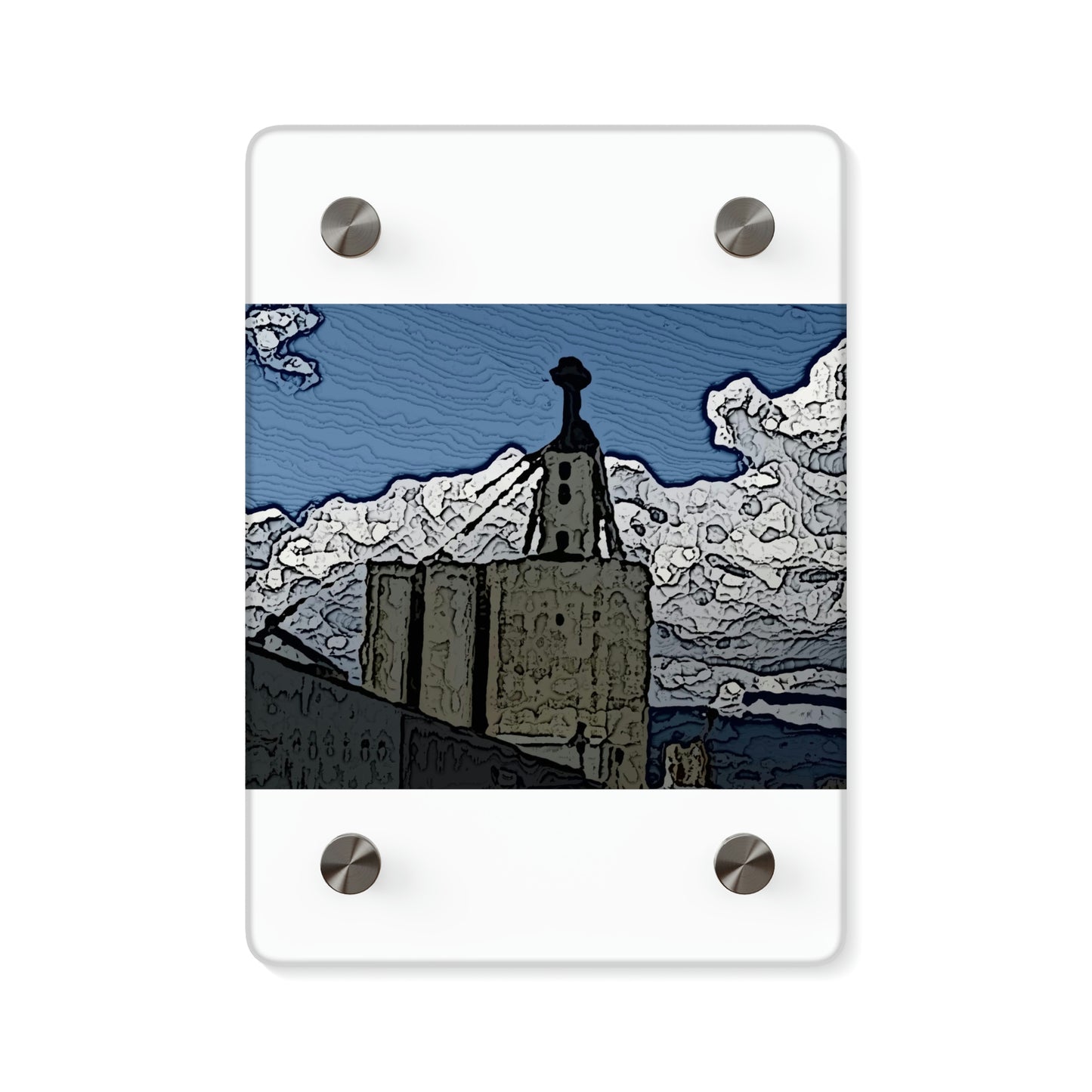 Acrylic Wall Art Panels ... "ICP: Idaho County Propane ... 'Production Facilities Grangeville, Idaho' ... "  Original Works: Rendering Time: 10 Hours ...