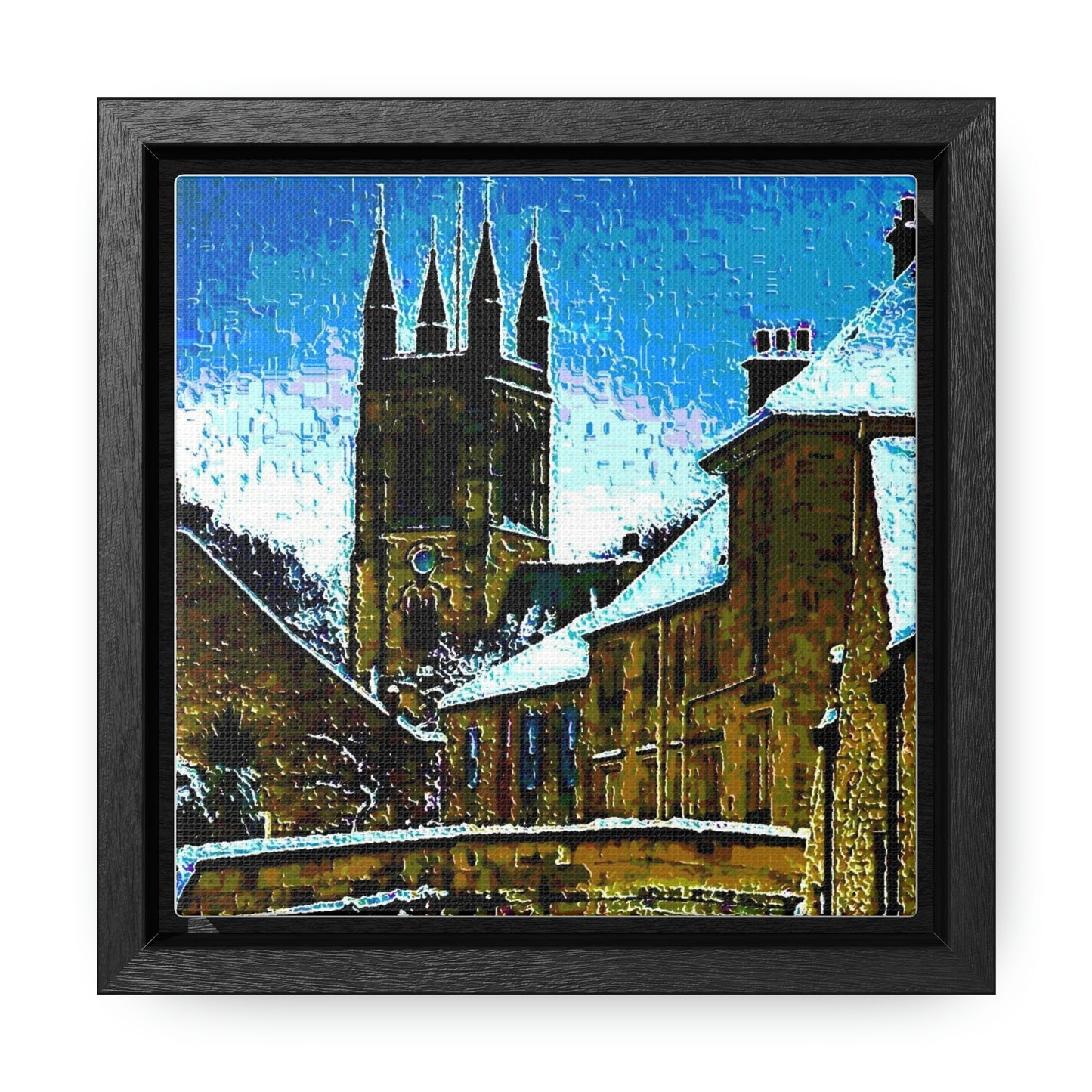 Gallery Canvas Wraps, Square Frame ... Walikng The Streets & Alleys ... 'Strolling The Canals ... '  ... Original Works  ...