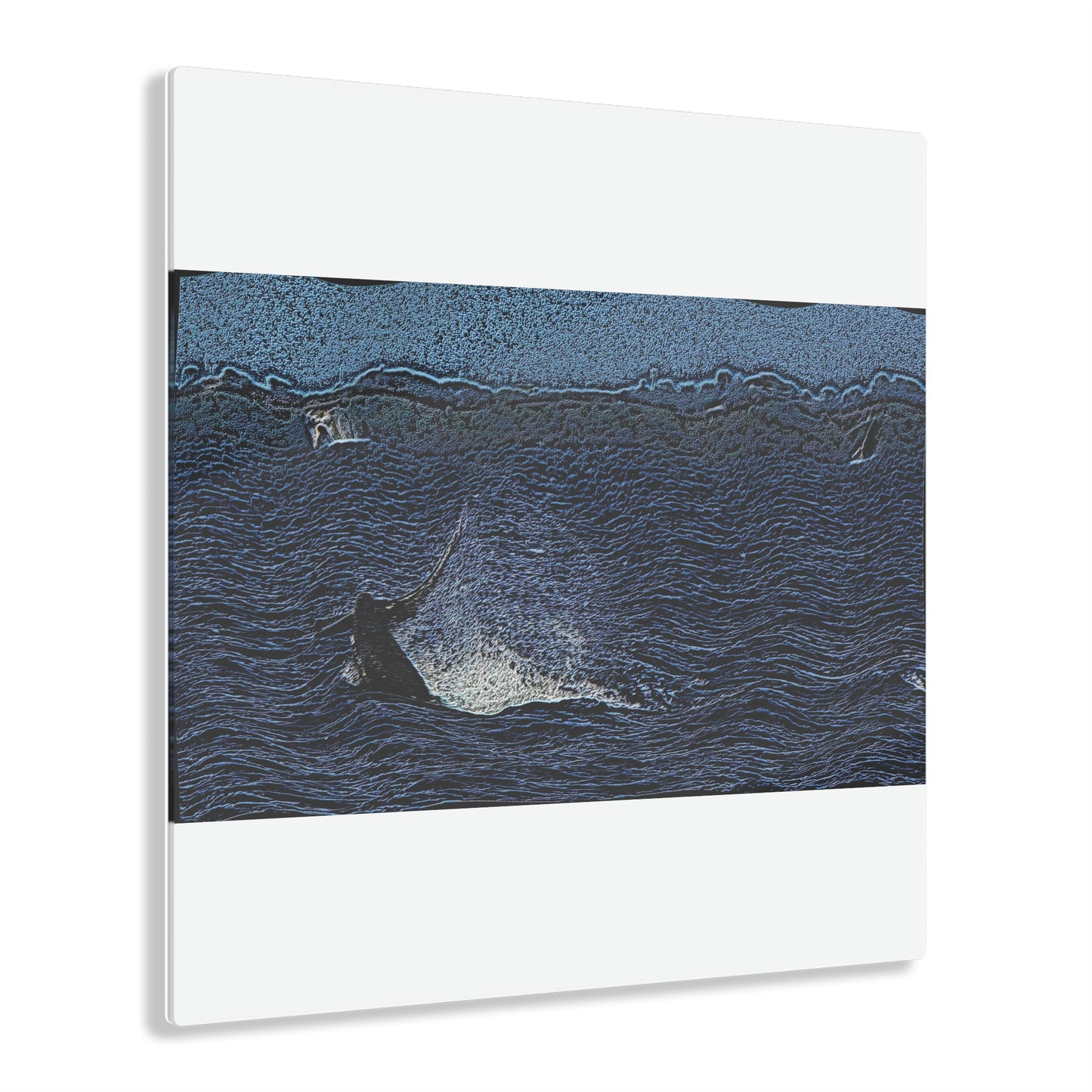 Acrylic Prints ... "A Trio Of Humpback Joy" ...  Maui, HI ... April Fools Day ... 1Apr23 ... Original Works - Family Archives ...
