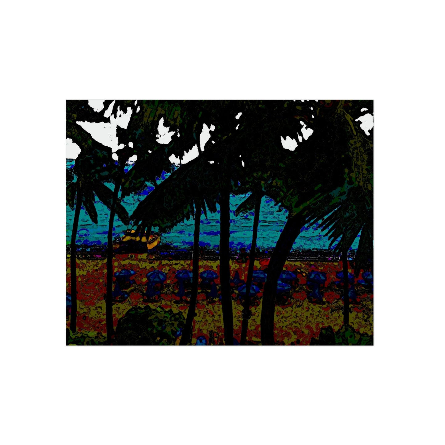Aluminum Composite Panels ... "Where The Beach Chaise's & Ocean Catermeran Await You" ... Waikiki Beach, Honolulu, Oahu, HI ... Oct2014 ... Original Works ...