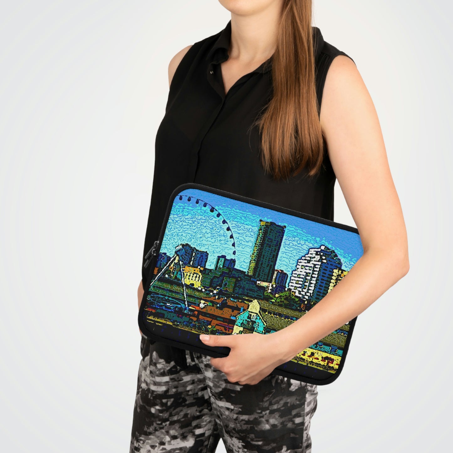 Laptop Sleeve ... That Classic Wheel ... 'Seattle's Wheel' ... & Old Classic Waterside Vendors ...  'Family Archives' ... Original Works ...