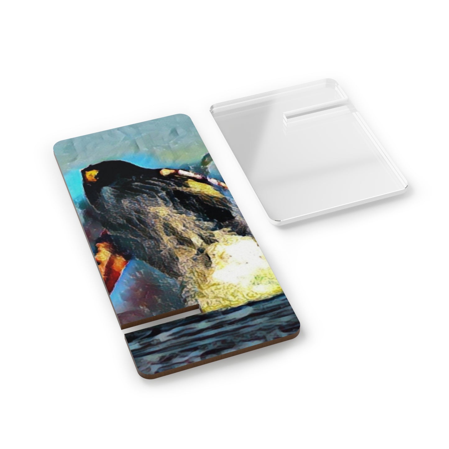 Mobile Display Stand for Smartphones ... An Extraordinary Humpback Breach ... 'With Explosive Energy' ... Family Archives (KPH) ... Circa: 21st Century. Maui, HI ... Original Works ...