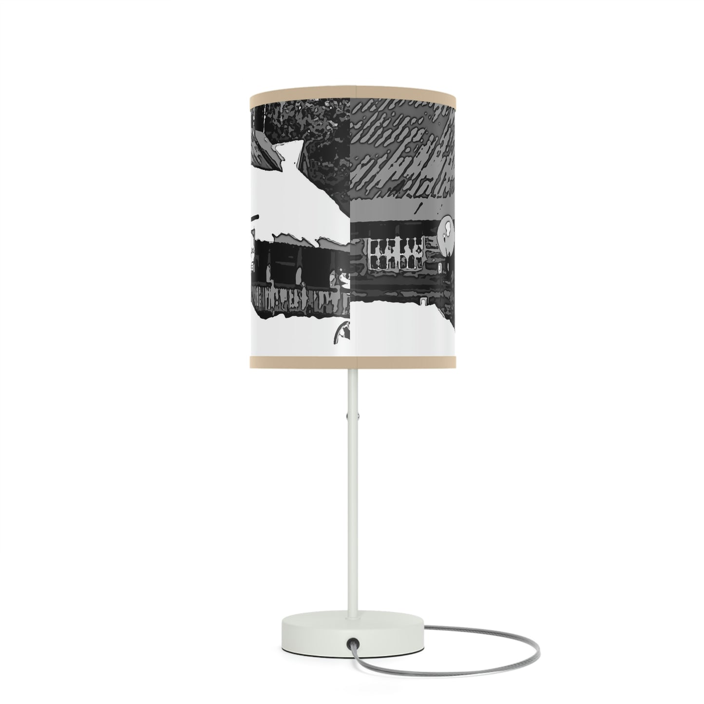 Lamp on a Stand, US|CA plug ... A Beautiful Lodge & Back-Country Outfitter In A Mountain Town ... 'Dixie, Idaho, November 2022' ... Original Works ...