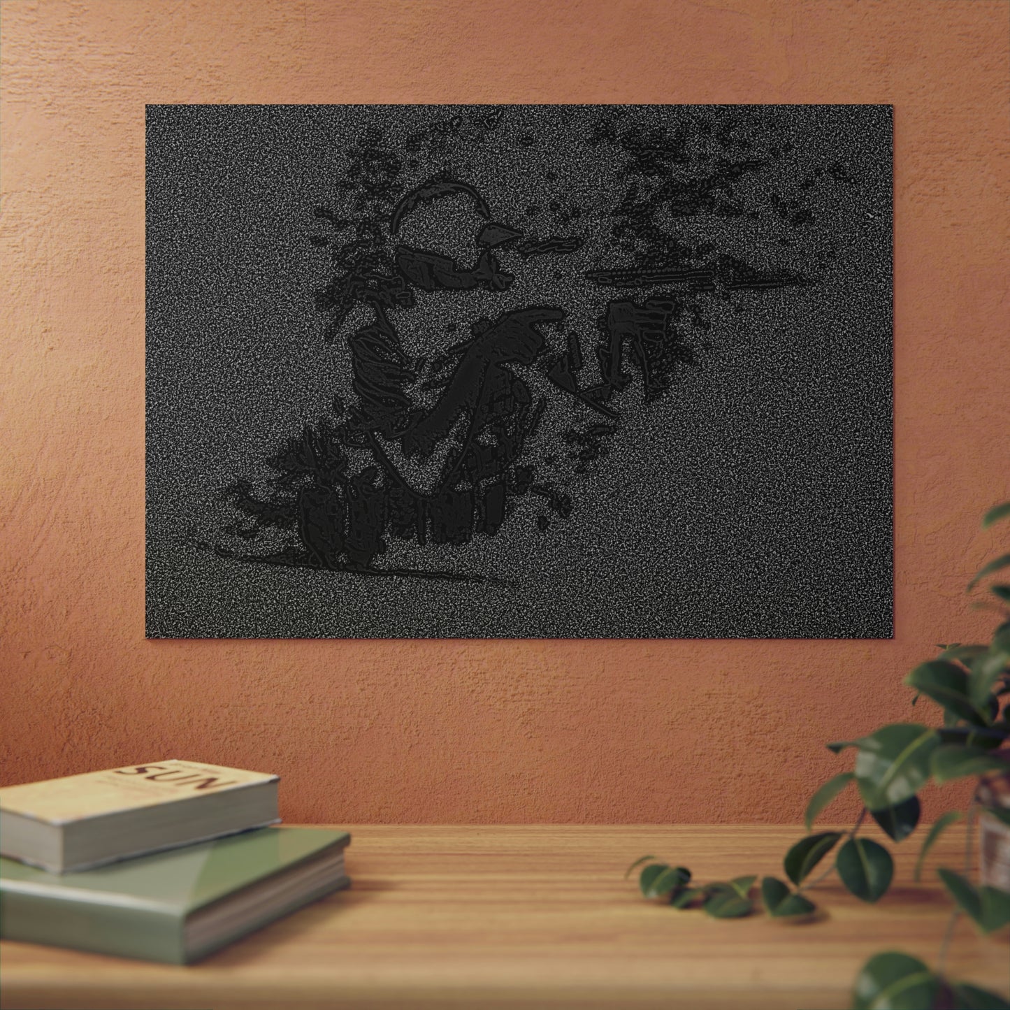 Aluminum Composite Panels ... The Hunter ... "Narows His Sights & Fires" ... April 2022 ... Central Idaho ... Original Works ...