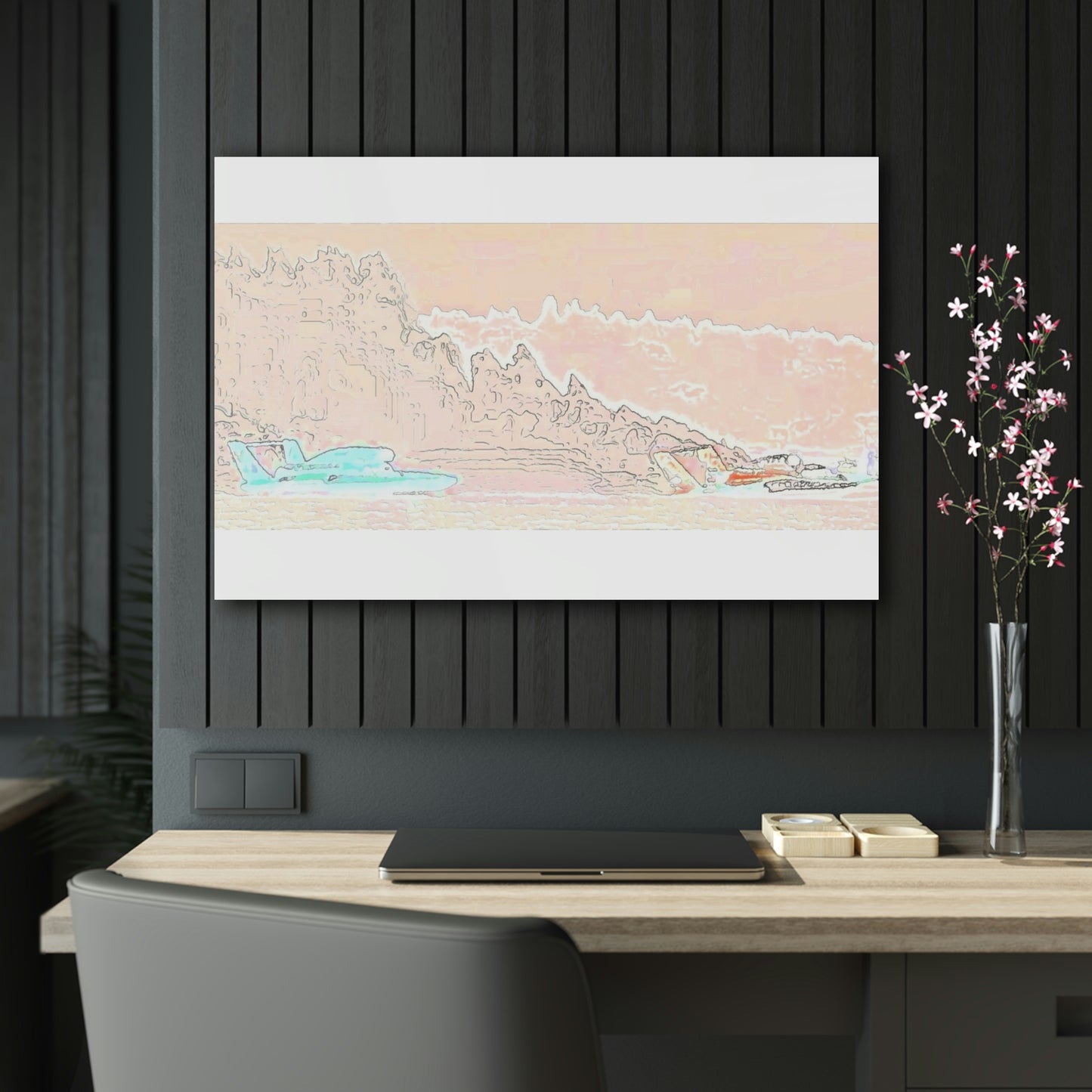 Acrylic Prints ... Seattle Columbia Cup On Lake Washington ... "Dave Wilcox Heads For The Win" ... Associate Gift-Photo ... Original Works ...