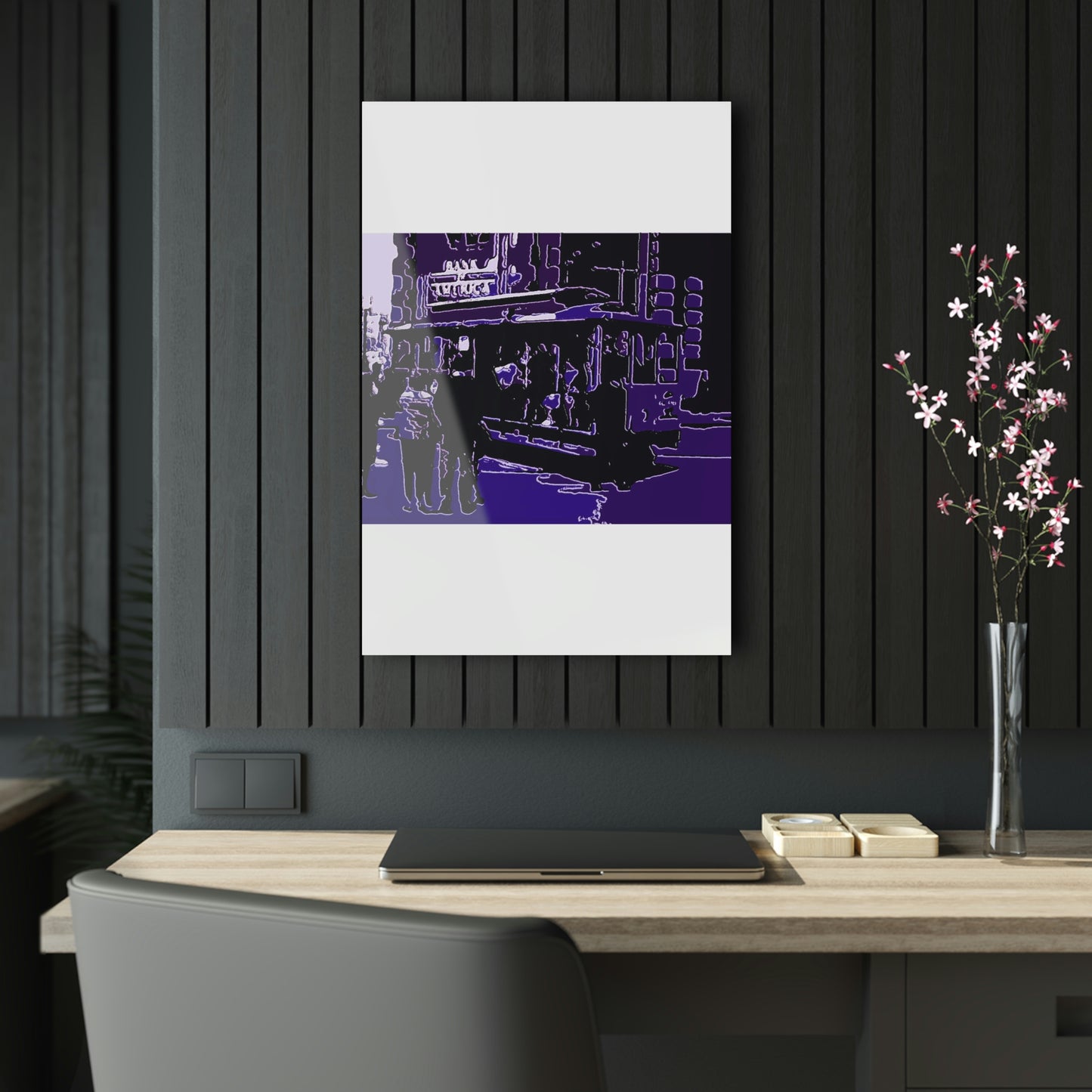 Acrylic Prints ... San Francisco ... 'A Rice-A-Roni-A-San Francisco Treat' ... "A Cable Car Classic" ... Family Archives: 1973 ... Original Works ...