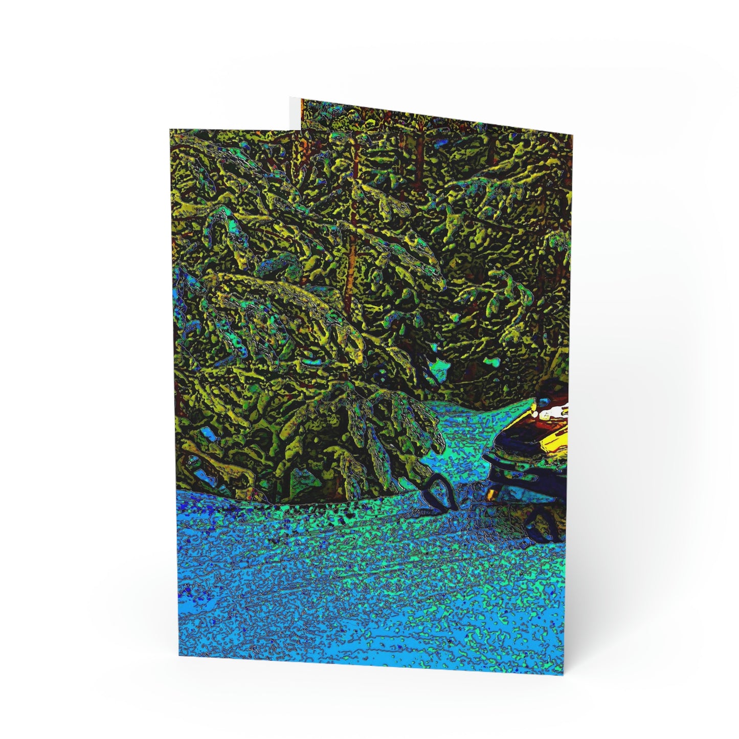 Greeting Cards ... Yep ... "Another Day ... Riding Through The Wilderness ... " ... February 2023 ... Original Works ...