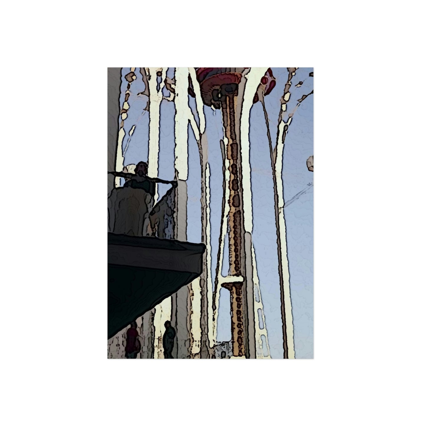Aluminum Composite Panels ... "The Arches, Space Needle, & Pacific Science Center" ... Seattle World's Fair_5 ... 'The Space Age' ... Seattle Center Fairgrounds ... 1962 ... Family Archives ... Original Works ...