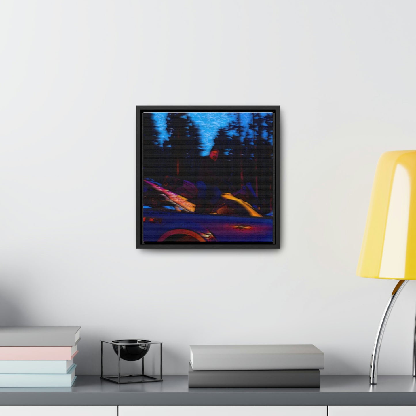Gallery Canvas Wraps, Square Frame ... Two Modes Of Winter Transportation ... "Which One To Drive Next?" ... Choices-Choices-Choices ... Circa 4Jan23 ... Original Works ...