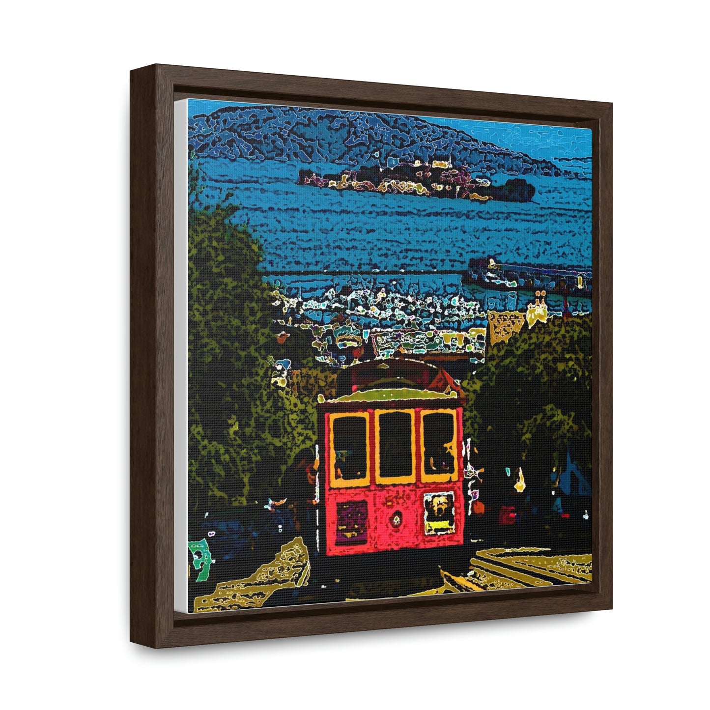 Gallery Canvas Wraps, Square Frame ... San Francisco ... 'A Rice-A-Roni-A-San Francisco Treat' ... "A Cable Car Classic" ... Family Archives: 1973 ... Original Works ...