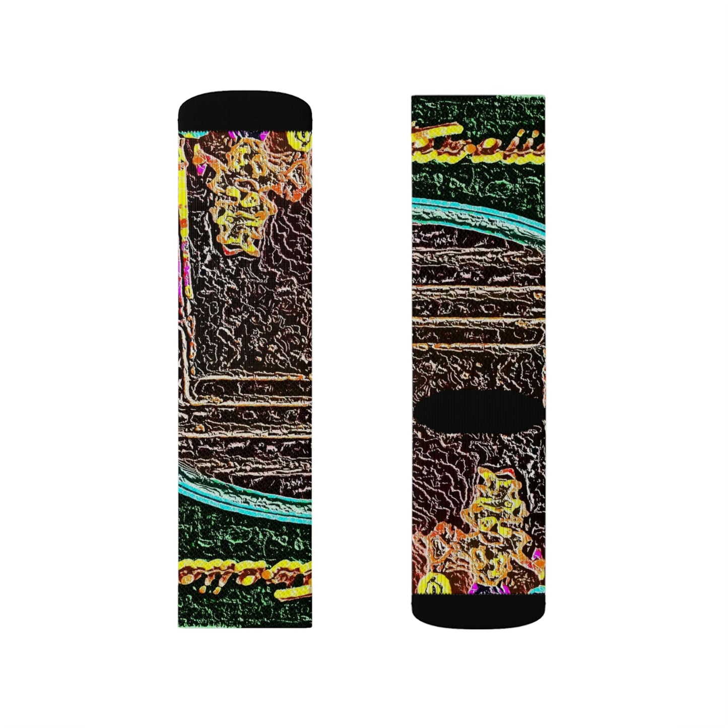 Sublimation Socks ... "La Grande Entree" At: 'The Pink Palace' ... The Royal Hawai'ian ... Honolulu, HI ... '27Oct2014' ... Original Works ...