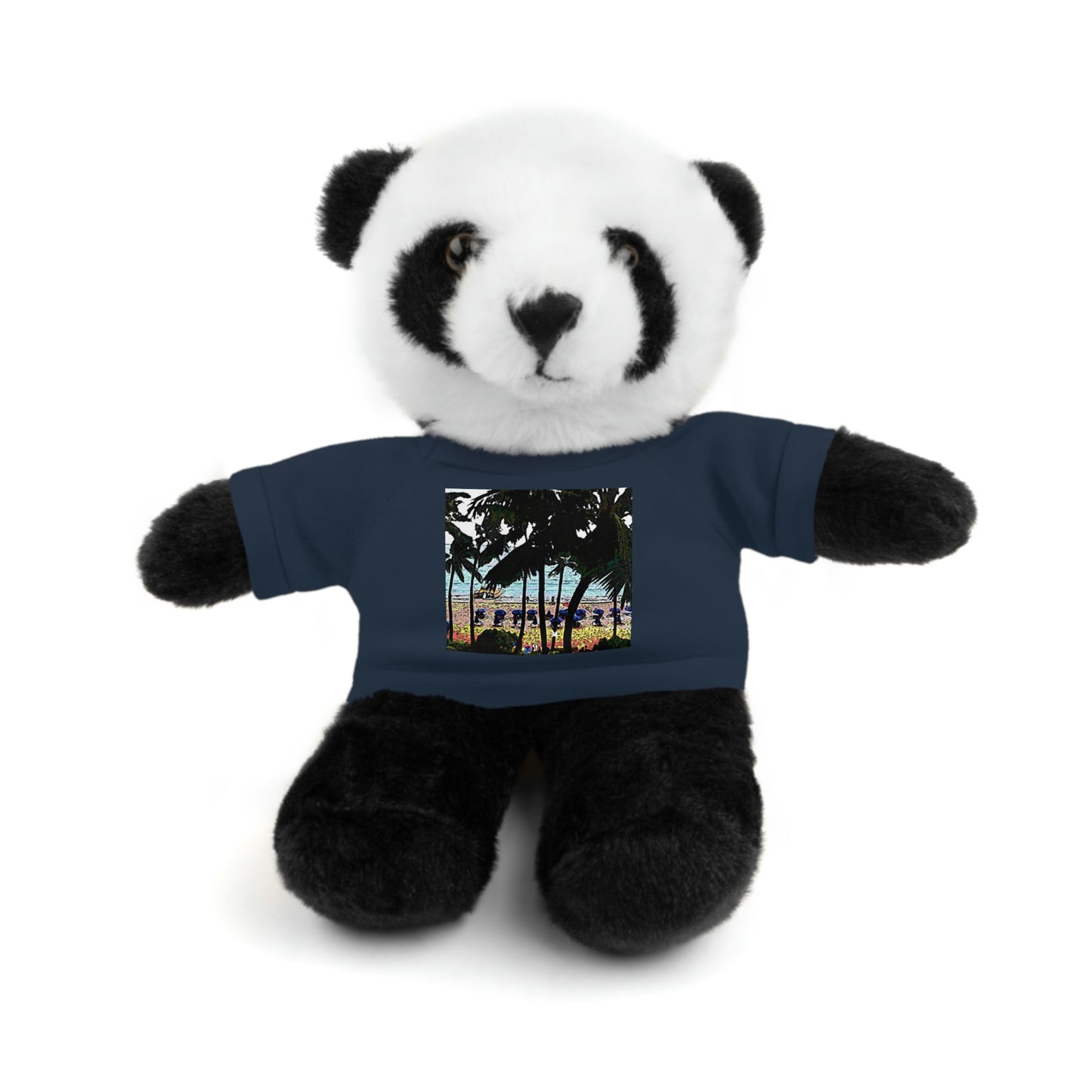 Stuffed Animals with Tee ... "A Beautiful Beach Amongst The Palms" ... The Outrigger Waikiki, Honolulu, Oahu ... Original Works ...