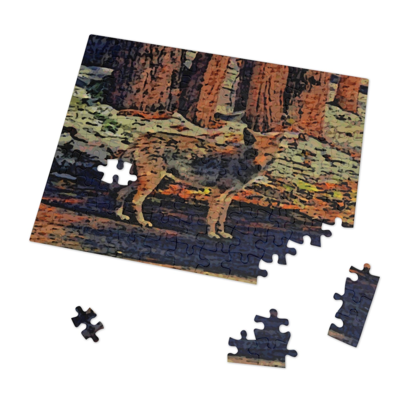 Jigsaw Puzzle (30, 110, 252, 500,1000-Piece) ... Coyote ... "Yosemite Valley: Circa May23 ... KPH Base Photo" ... Original Works ...