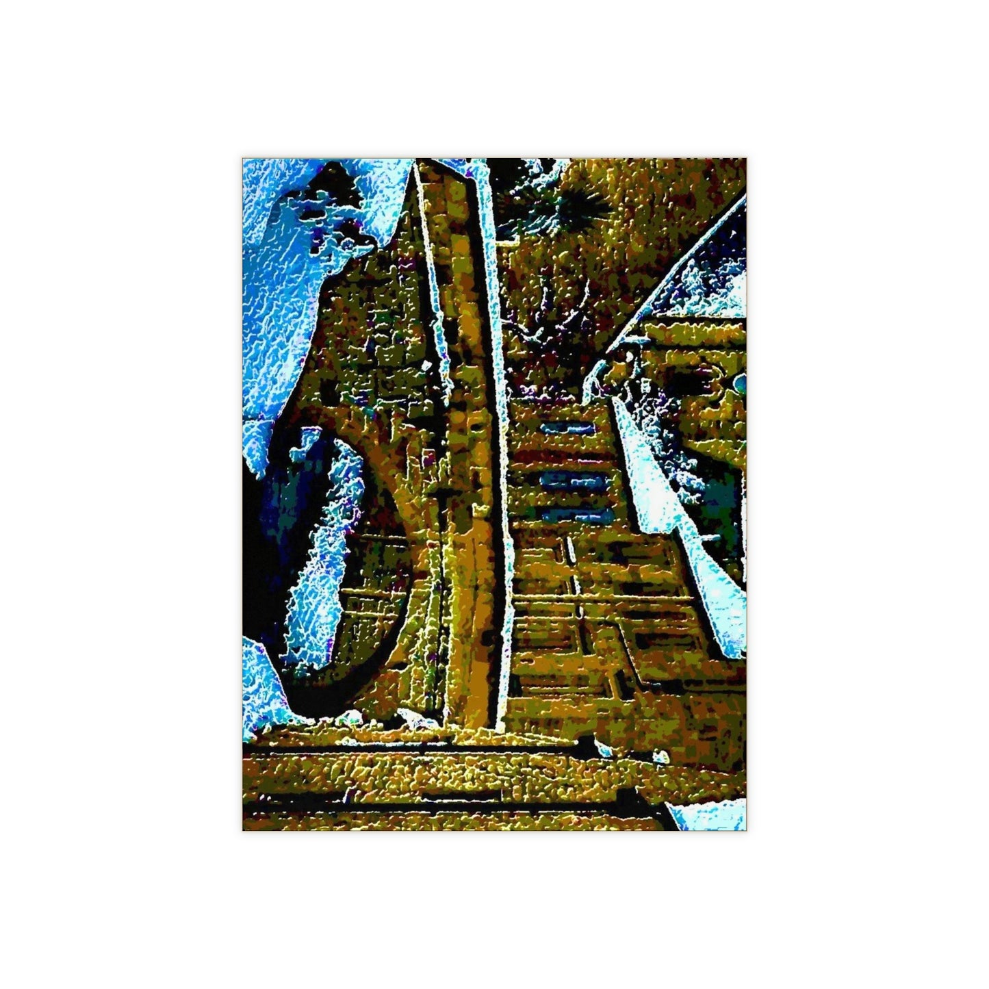 Ceramic Photo Tile ... Walikng The Streets & Alleys ... 'Strolling The Canals ... '  ... Original Works  ...