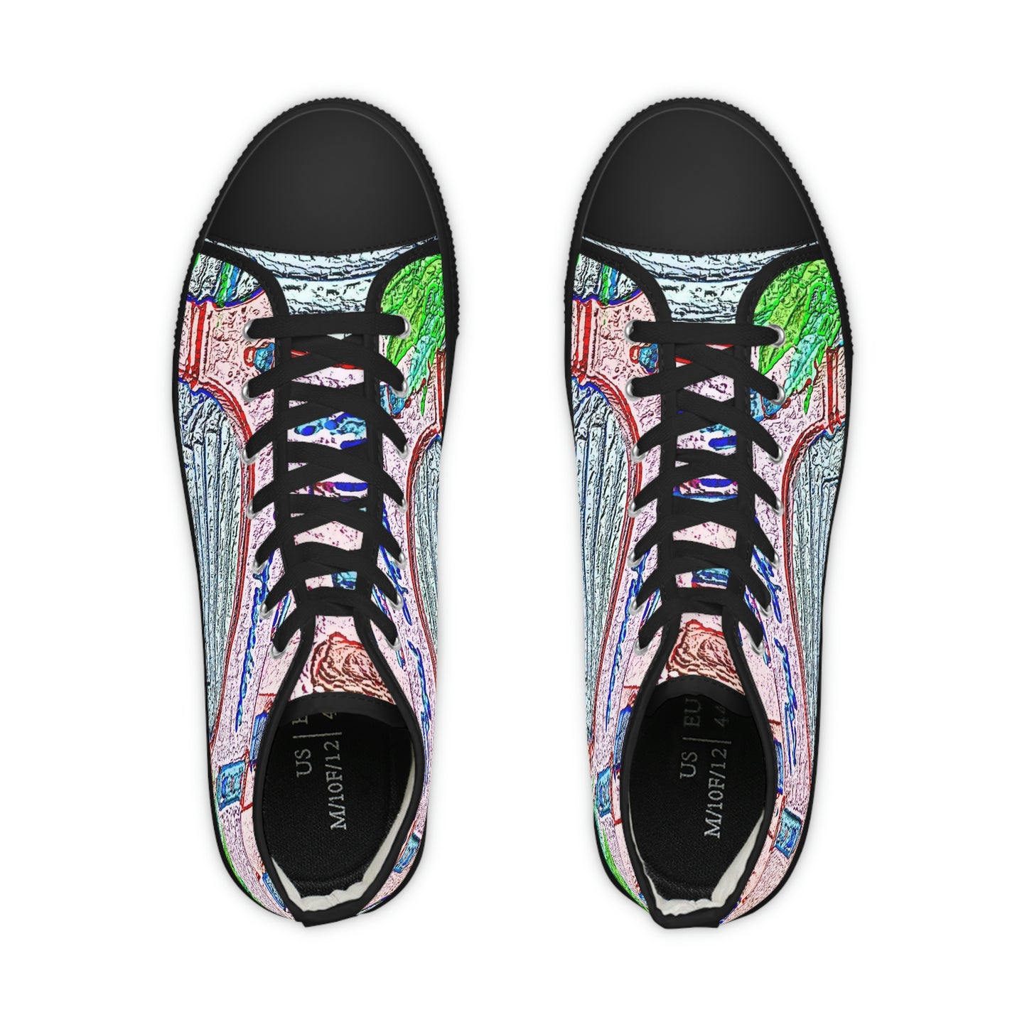 Men's High Top Sneakers ... "La Grande Entree" At: 'The Pink Palace' ... The Royal Hawai'ian ... Honolulu, HI ... '27Oct2014' ... Original Works ...