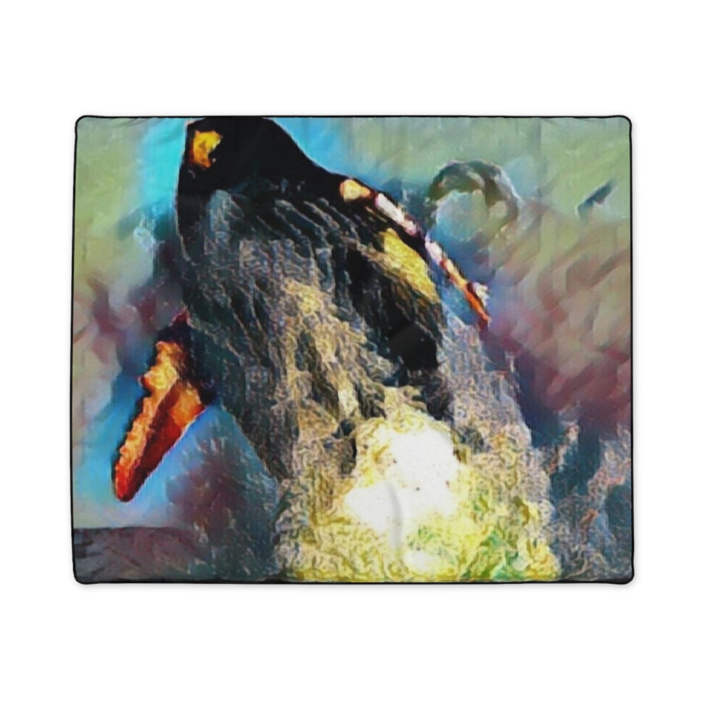 Polyester Blanket ... An Extraordinary Humpback Breach ... 'With Explosive Energy' ... Family Archives (KPH) ... Circa: 21st Century. Maui, HI ... Original Works ...