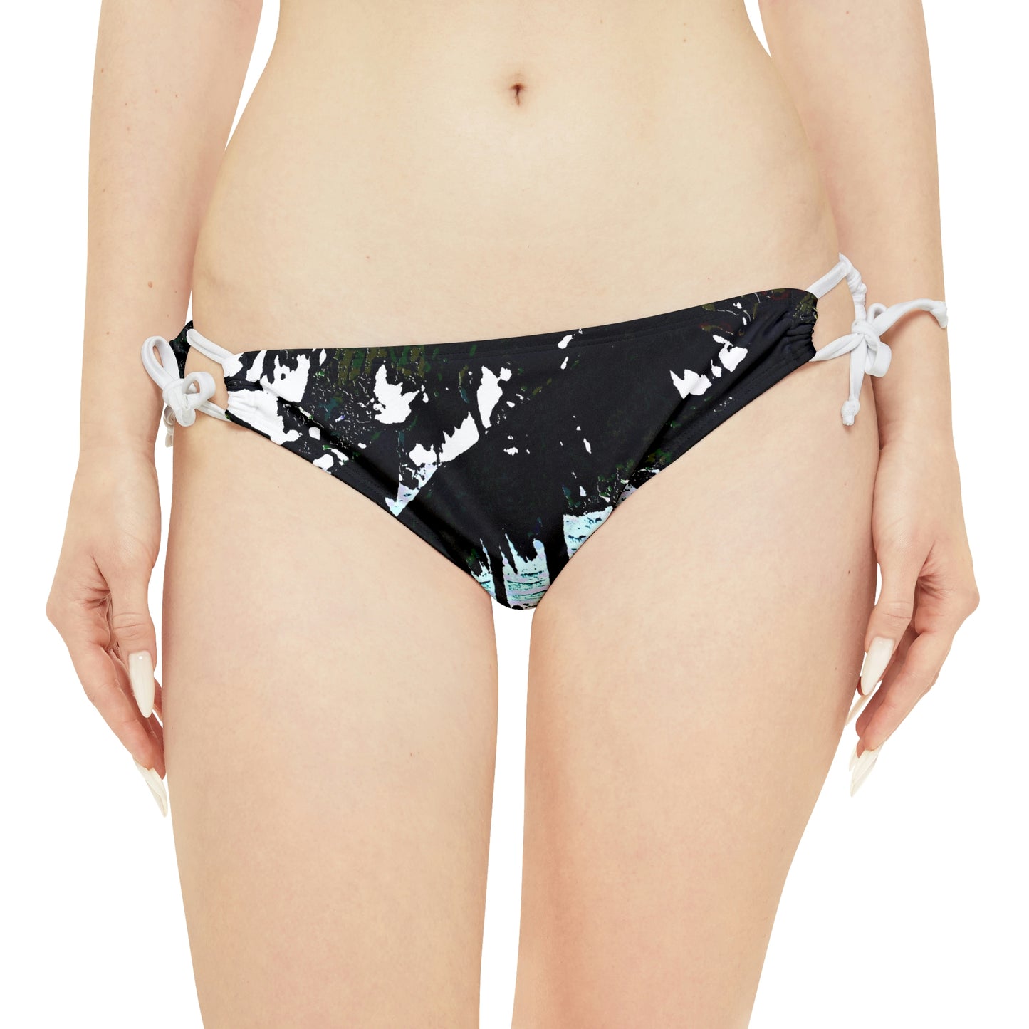 Loop Tie Side Bikini Bottom ...  "A Beautiful Beach Amongst The Palms" ... The Outrigger Waikiki, Honolulu, Oahu ... Original Works ...
