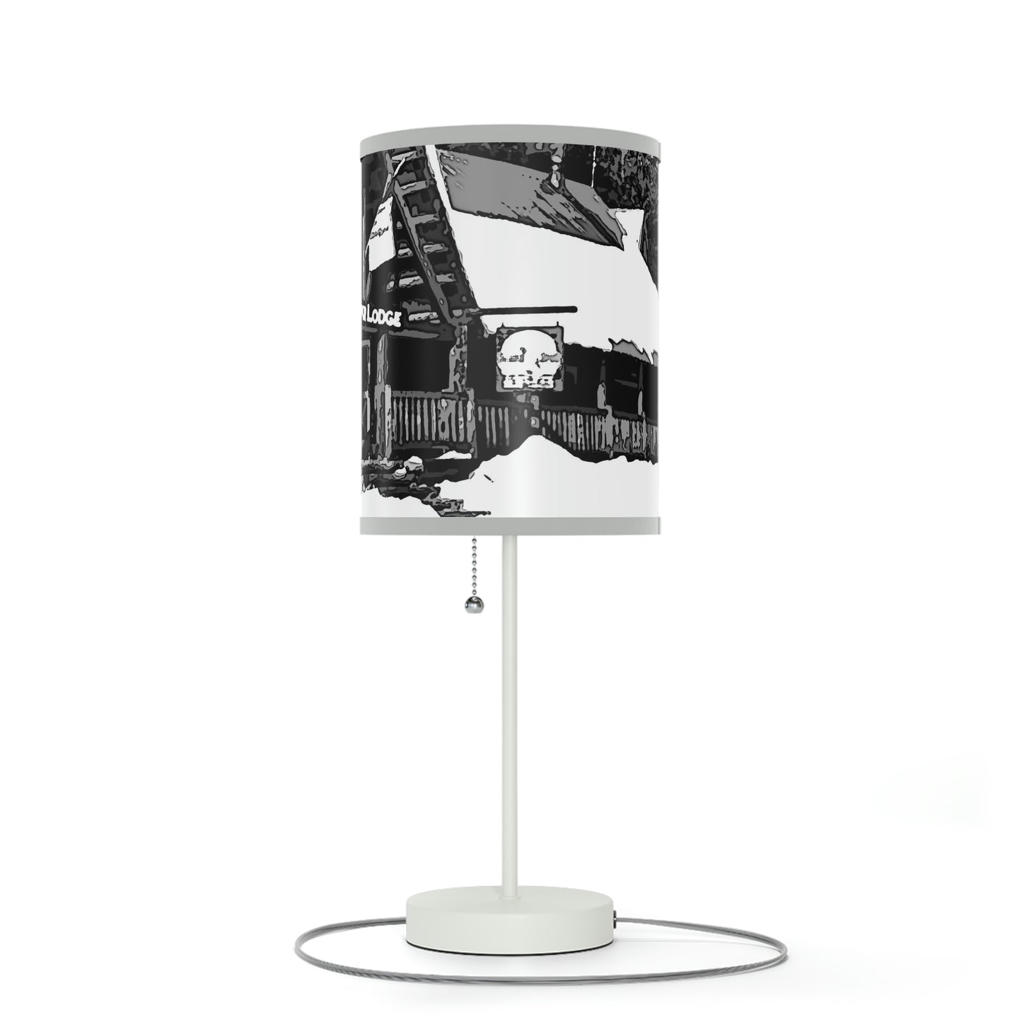 Lamp on a Stand, US|CA plug ... A Beautiful Lodge & Back-Country Outfitter In A Mountain Town ... 'Dixie, Idaho, November 2022' ... Original Works ...