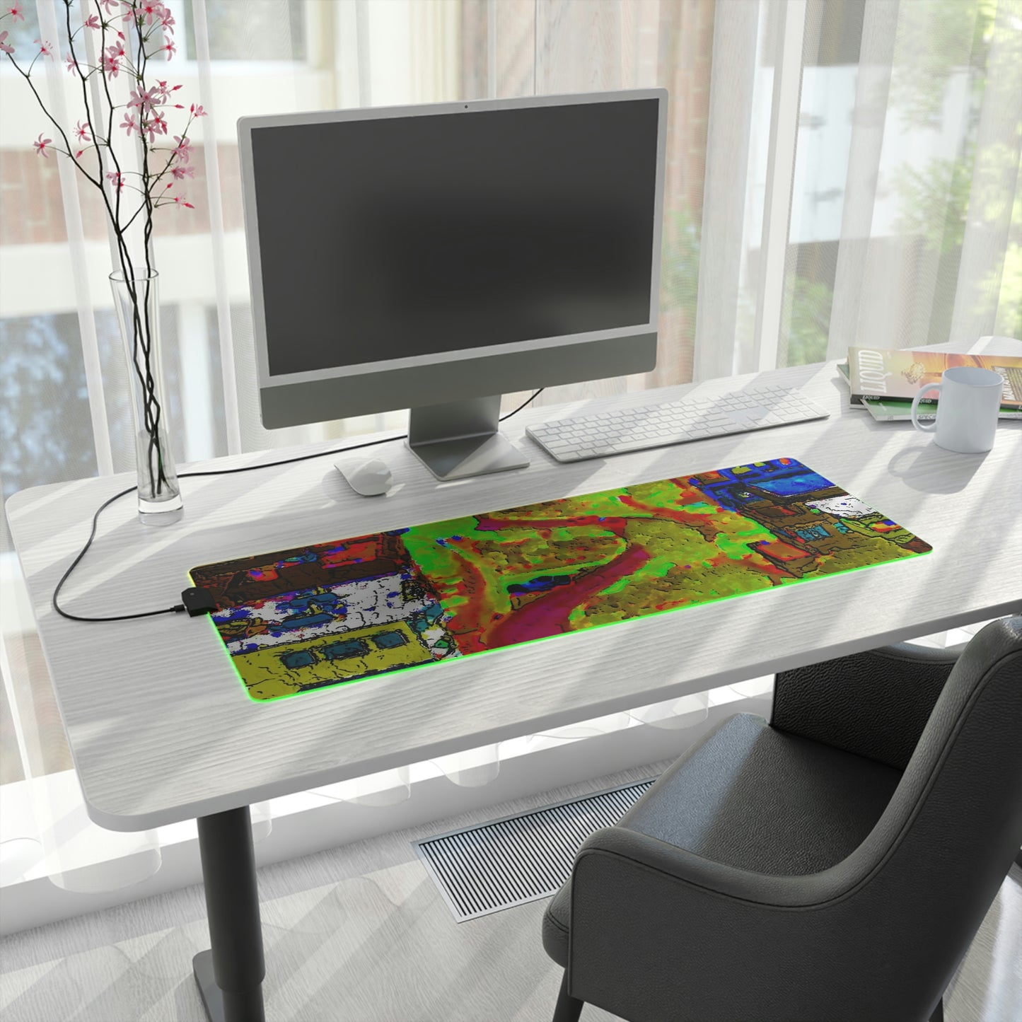 LED Gaming Mouse Pad ... A Crazy Street ... 'Eight Winding Curve-Switchbacks' ... "Lombard Street, San Francisco, CA' ... Family Archives: 1970's ... Original Works ...