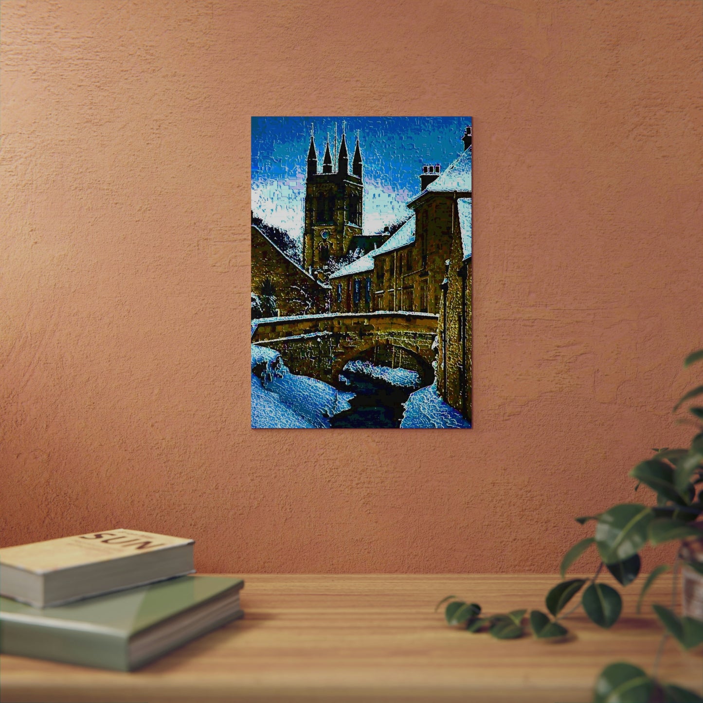 Aluminum Composite Panels ...  A Bridge, A Canal, A Cathedral_2 ... "To Stroll Over-Through-And-By" ... Central England: Circa 2005 ... Original Works ...