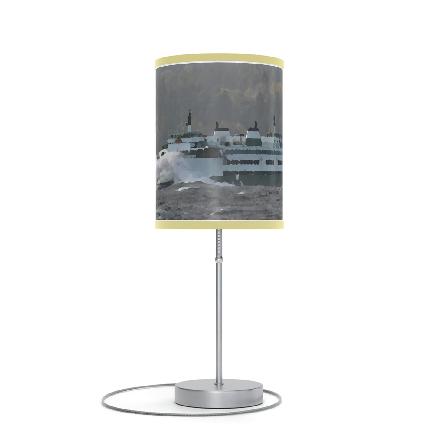 Lamp on a Stand, US|CA plug ... WADOT Ferry Crossing ... "A Very Rough Day" ... Mulkiteo Route ... Family Archives ... Early 1990's' ... Original Works ...