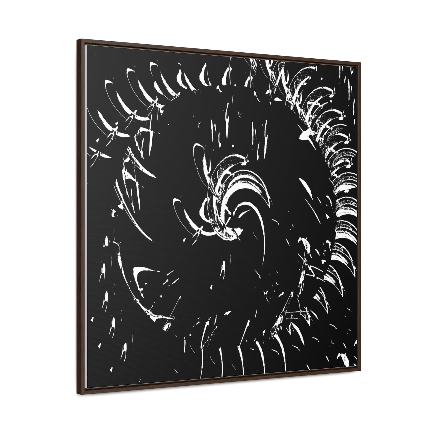 Gallery Canvas Wraps, Square Frame ... "Waning Moon" ... Central Idaho ... October 2022 ... Rendering Time: 22 Hours ... Original Works ...