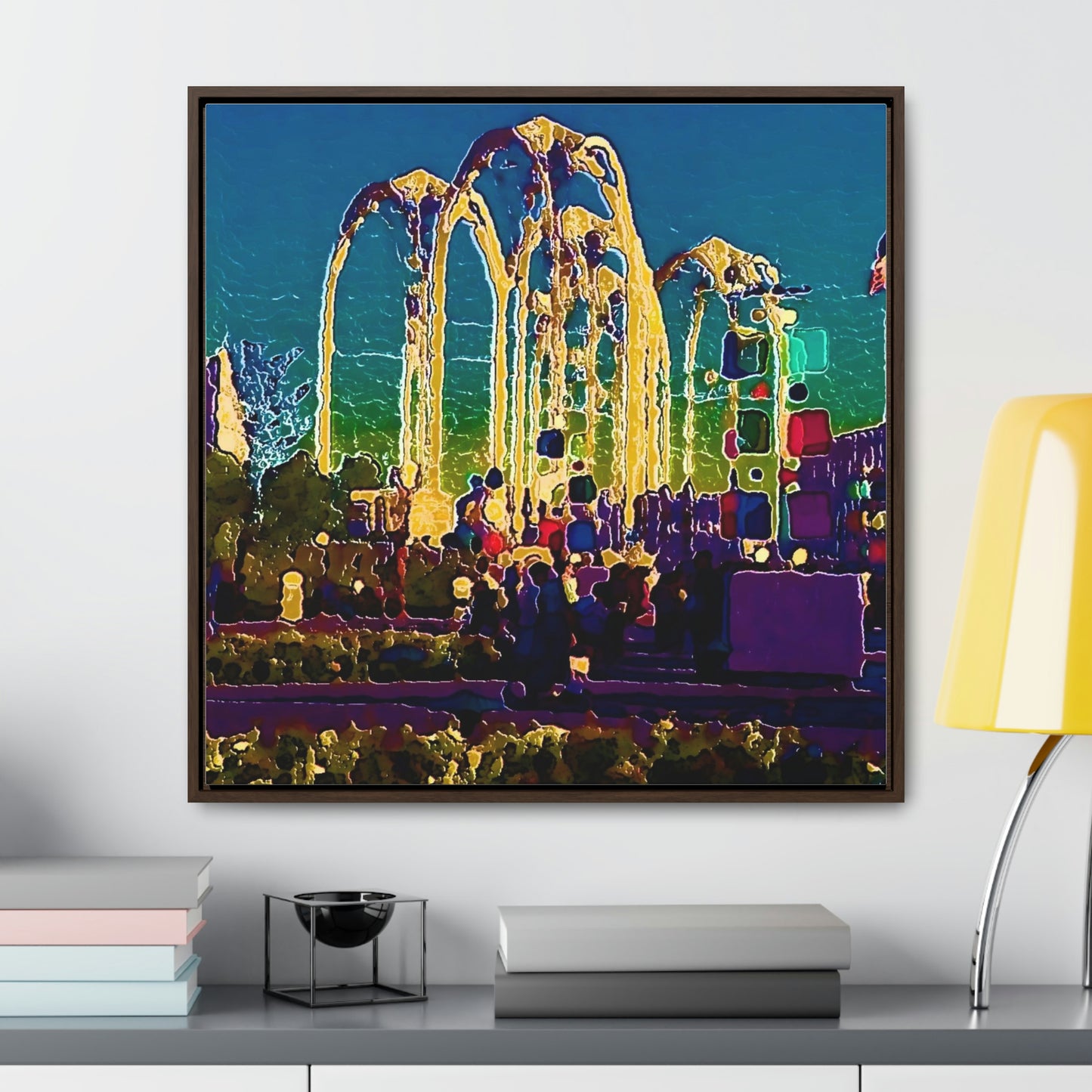 Gallery Canvas Wraps, Square Frame ... "Arches 'Like-No-Other' ... " Seattle World's Fair: 1962. A Family Original ...