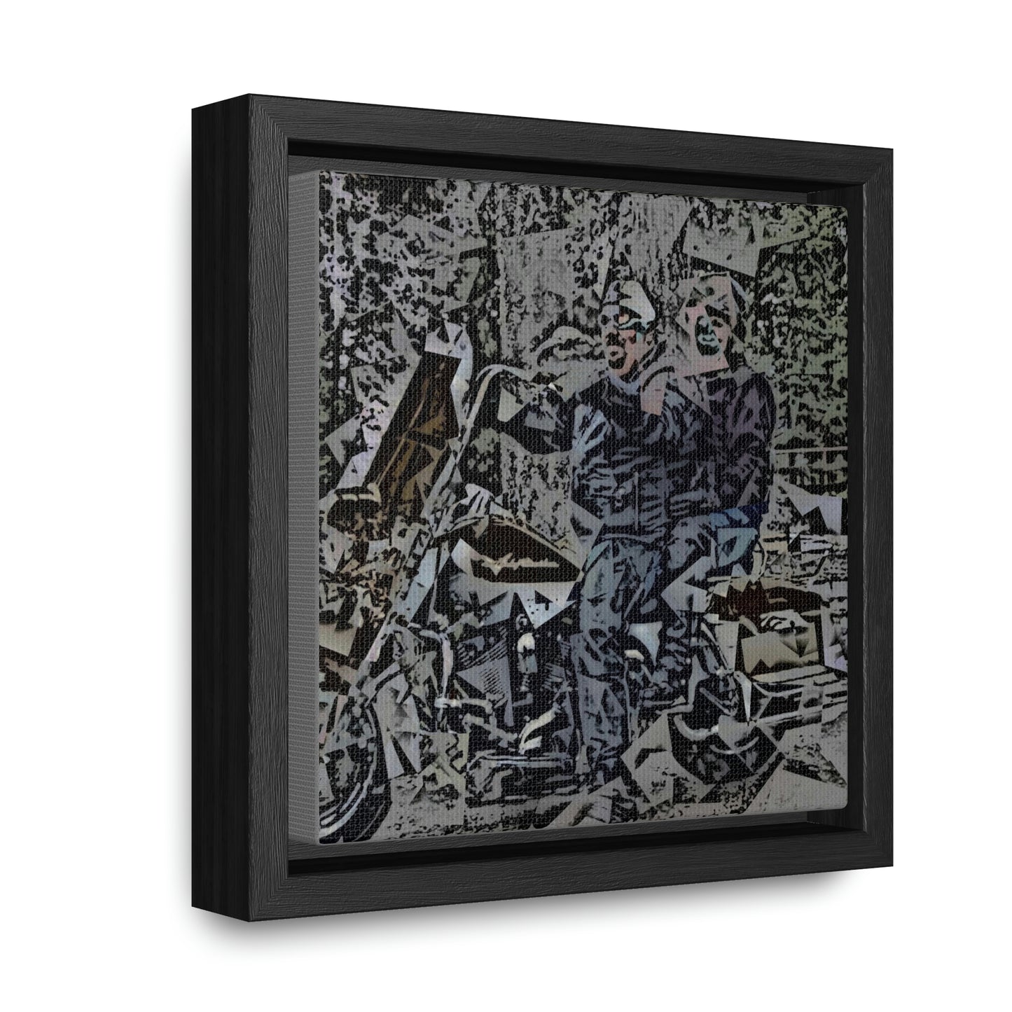 Gallery Canvas Wraps, Square Frame ... The Open Road Beckons ... "Harley 'D' Yearnings ..."  Original Works ...