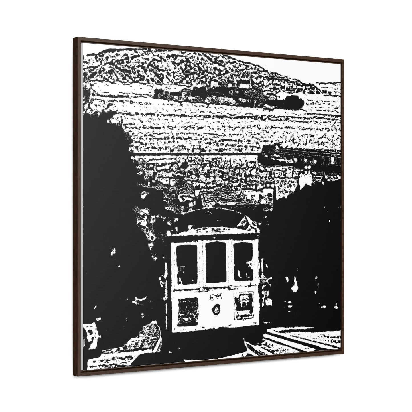 Gallery Canvas Wraps, Square Frame /// San Francisco ... 'A Rice-A-Roni-A-San Francisco Treat' ... "A Cable Car Classic" ... Family Archives: 1973 ... Original Works ...
