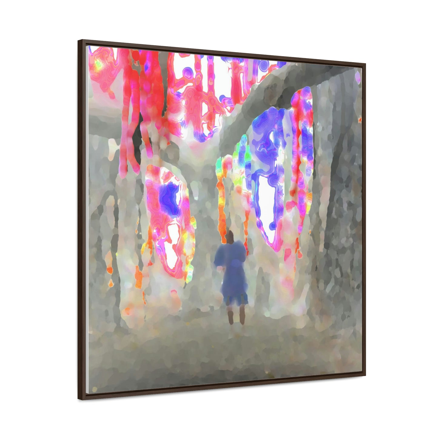 Gallery Canvas Wraps, Square Frame ... 'More' ... Jesuit Philosophy ... "In The Polynesian Banyans ..."