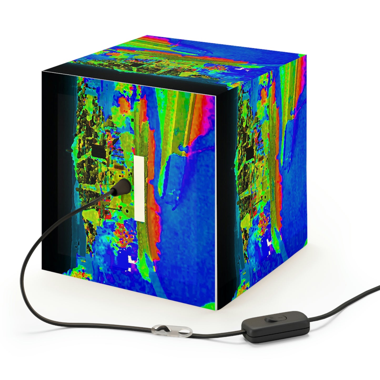 Light Cube Lamp ... "Lombard Street San Francisco, CA, USA" ... Family Archives 1970's ... Original Works ...