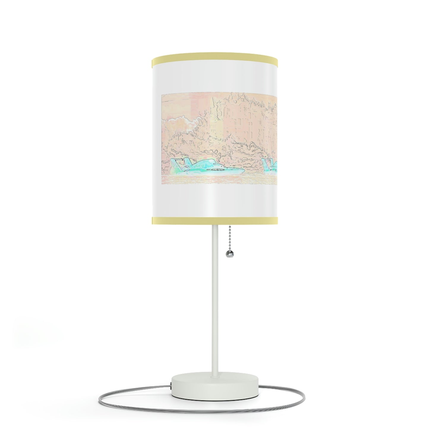 Lamp on a Stand, US|CA plug ... Seattle Columbia Cup On Lake Washington ... "Dave Wilcox Heads For The Win" ... Associate Gift-Photo ... Original Works ...