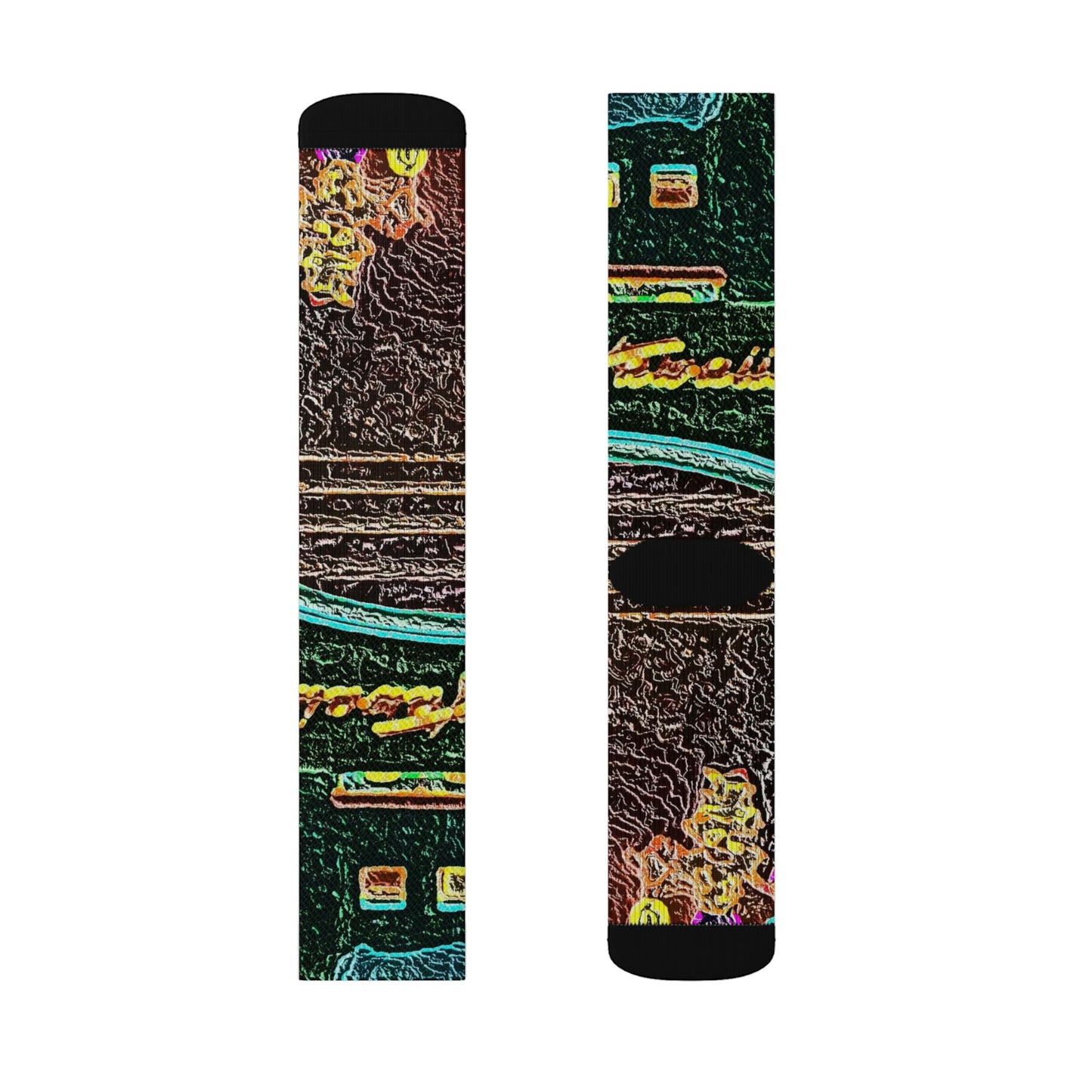 Sublimation Socks ... "La Grande Entree" At: 'The Pink Palace' ... The Royal Hawai'ian ... Honolulu, HI ... '27Oct2014' ... Original Works ...