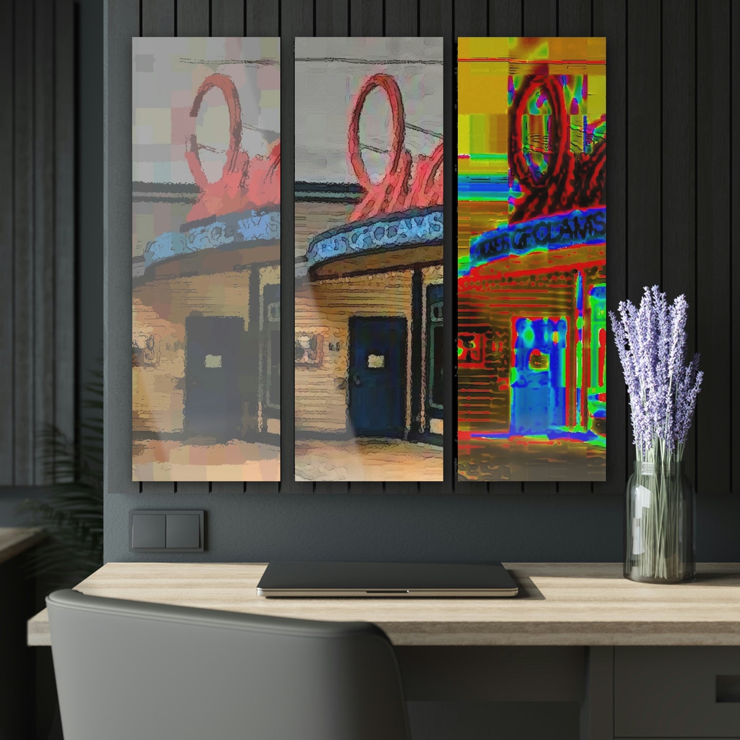 Acrylic Prints (Triptych) ...  In-A-Hurry & Stressed? ... Remember: Keep "Clam" ... Clam_Happy ...  'Ivars: Seattle Waterfront' ... Personal Archives ... Original Works ...