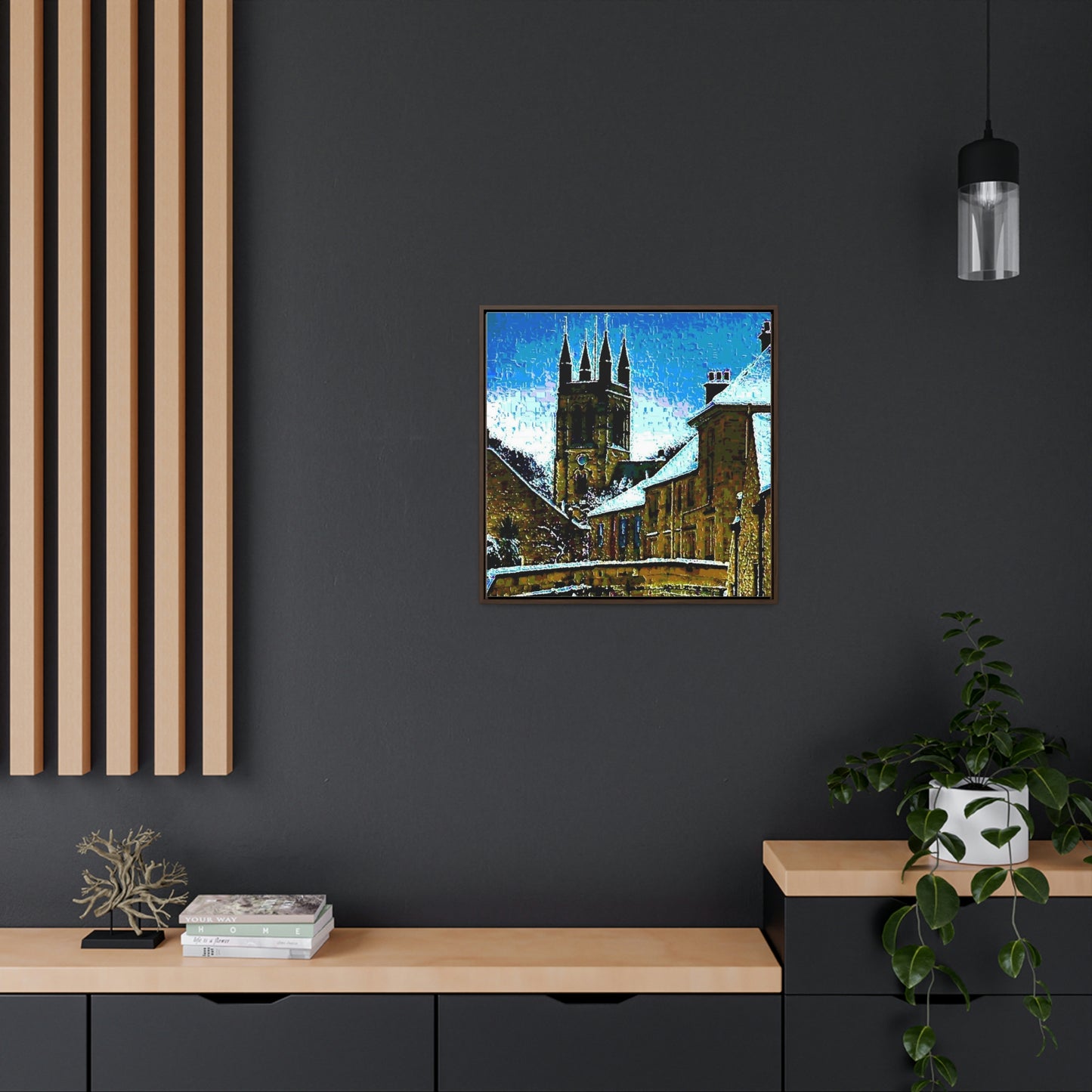 Gallery Canvas Wraps, Square Frame ... Walikng The Streets & Alleys ... 'Strolling The Canals ... '  ... Original Works  ...