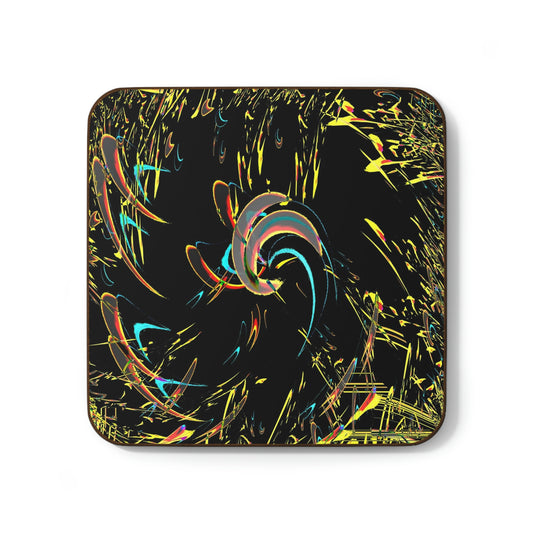Hardboard Back Coaster ... "Waning Moon" ... Central Idaho ... October 2022 ... Rendering Time: 22 Hours ... Original Works ...