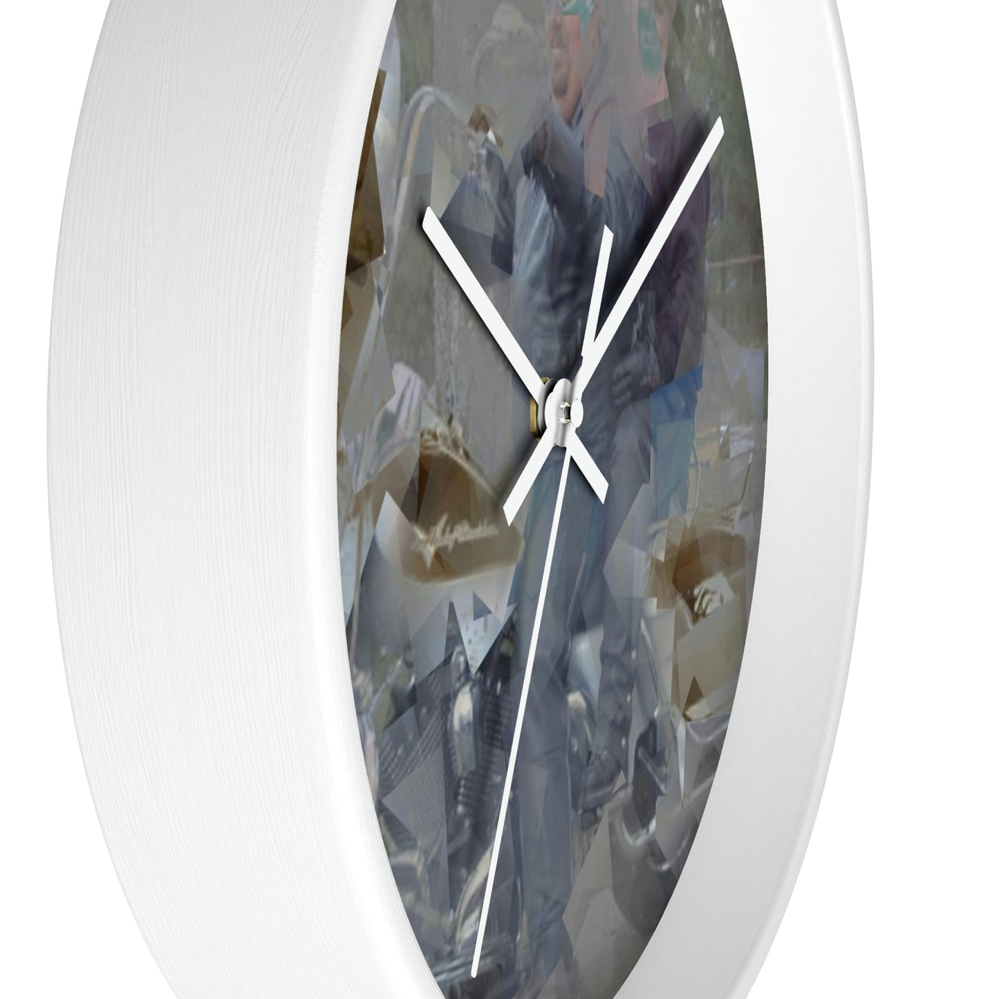 Wall clock ... The Open Road Beckons ... "Harley 'D' Yearnings ..."  Original Works ...