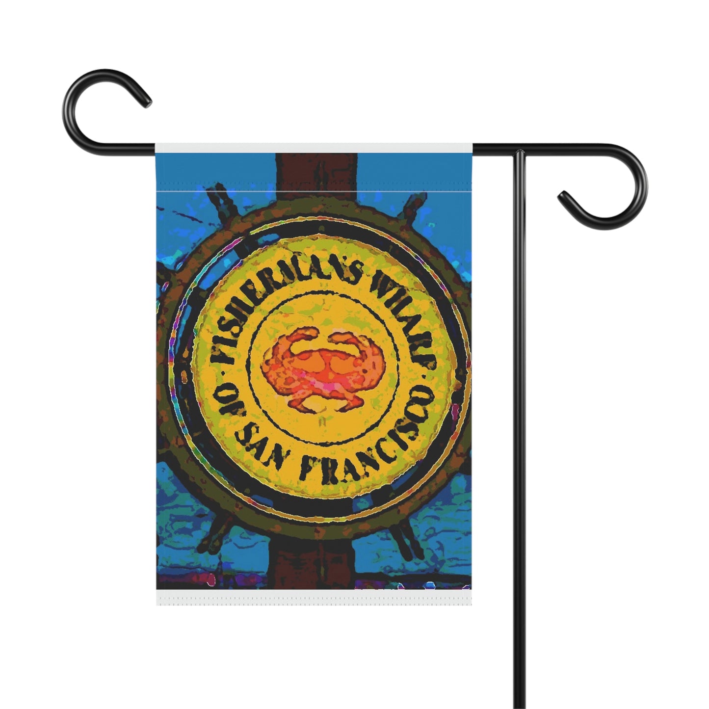 Garden & House Banner ...  "No.9 Fishermen's Grotto - Fishermen's Wharf, SF, California" ... Family Archives: 1970's ... Original Works ...