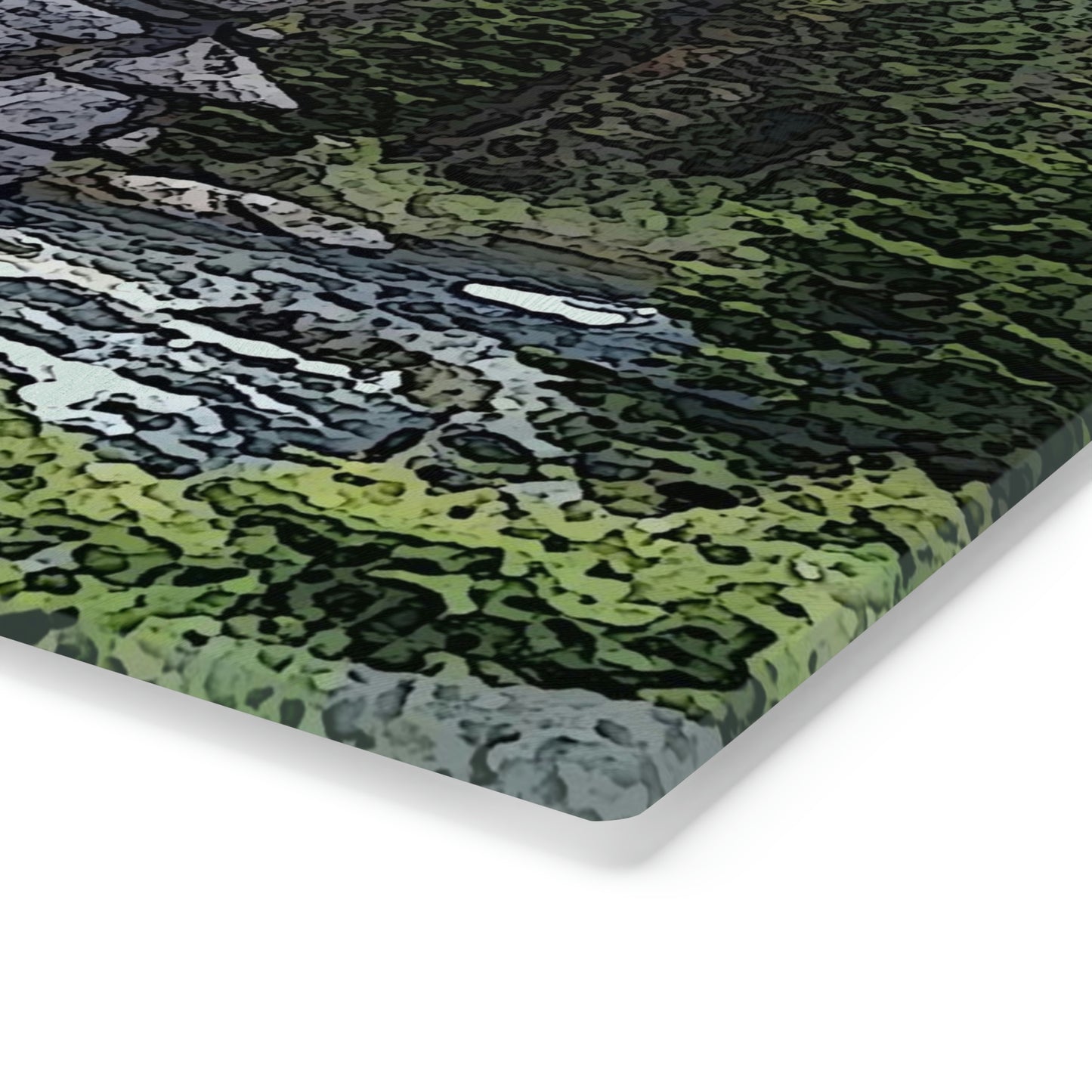 Cutting Board ..."I Am Innocent" ... Tricky-Dick Immortalized ... Nixon Rock: Along The River ... Central Idaho, Summer 2020 ... Original Works ...