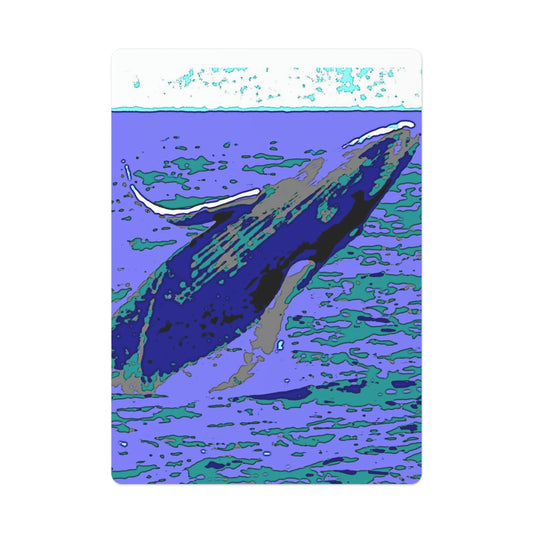 Poker Cards ... Baby Humpback Breaching ... Maui, HI: April 2022 ... "Family Archives: KPH" ... Original Works ...