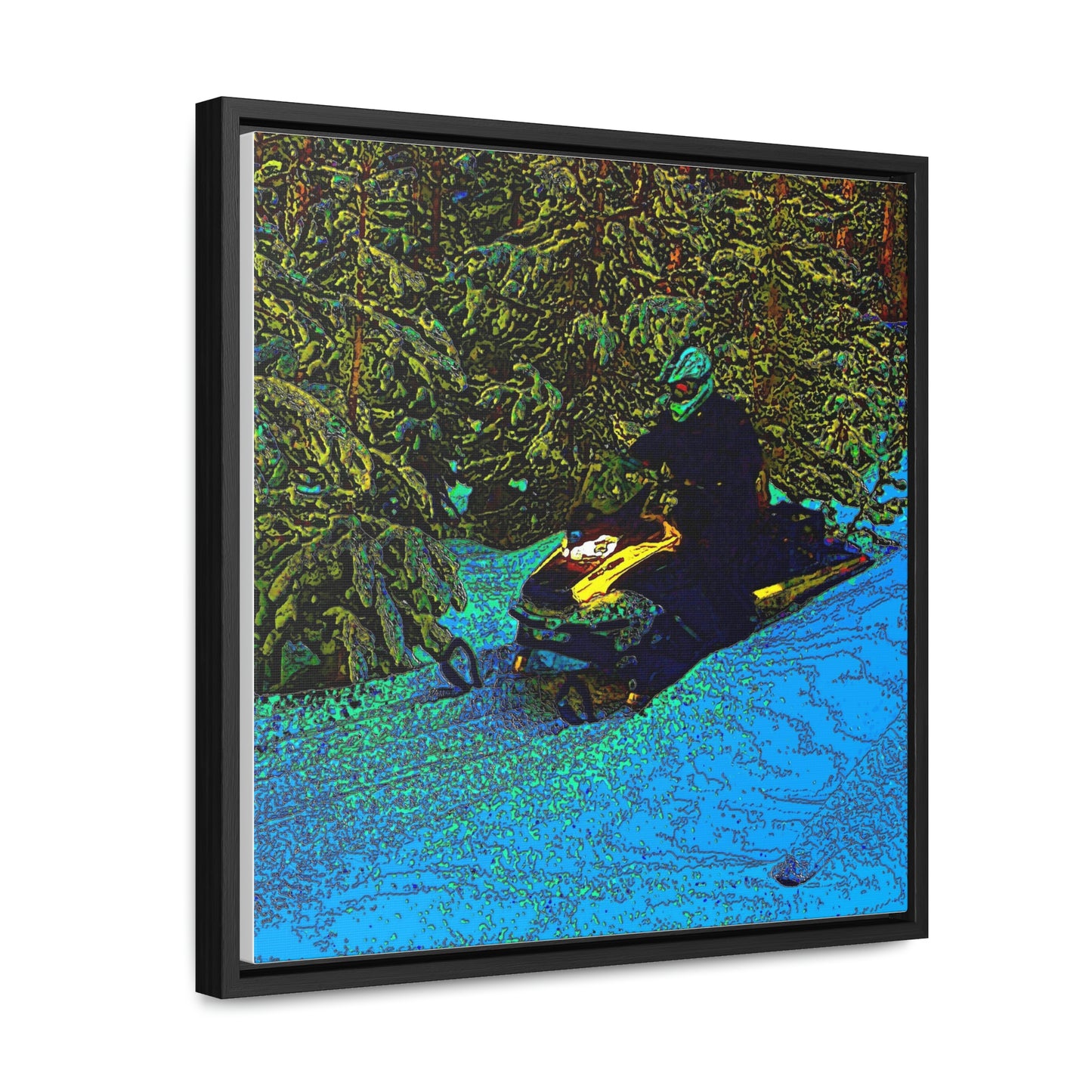 Gallery Canvas Wraps, Square Frame ... Yep ... "Another Day ... Riding Through The Wilderness ... " ... February 2023 ... Original Works ...