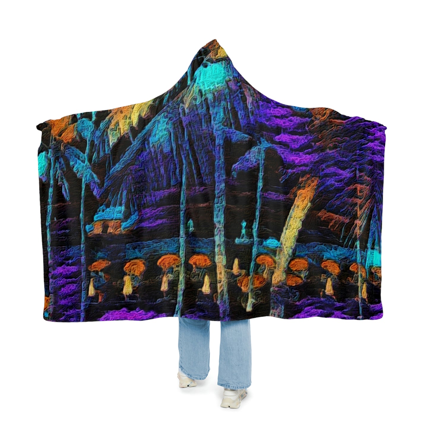 Snuggle Blanket ... "The Royal Hawai'ian: Waikiki Beach_Beach" ... Honolulu, HI ... October 2014 (Halloween) ... Original Works ...