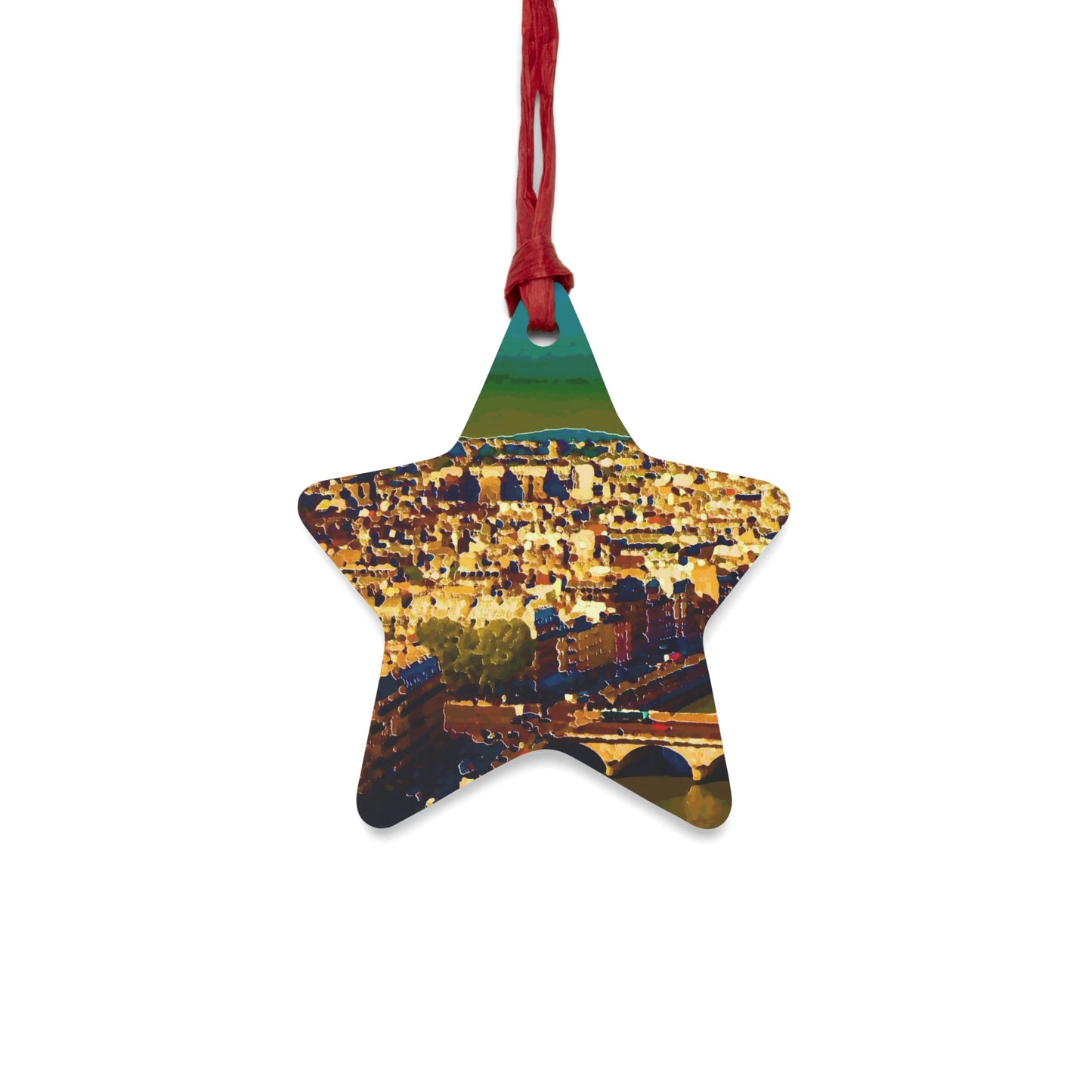 Wooden Ornaments ... Au Paris ... "Along The River Seine" ... Barbara Joan Bonnel-Holt: 1972 ... Original Works ...