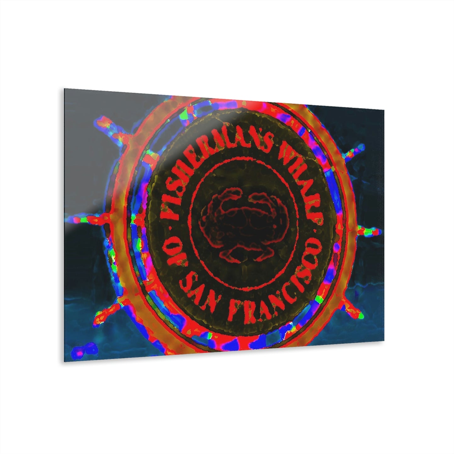 Acrylic Prints (French Cleat Hanging)  ... "No.9 Fishermen's Grotto - Fishermen's Wharf, SF, California" ... Family Archives: 1970's ... Original Works ...