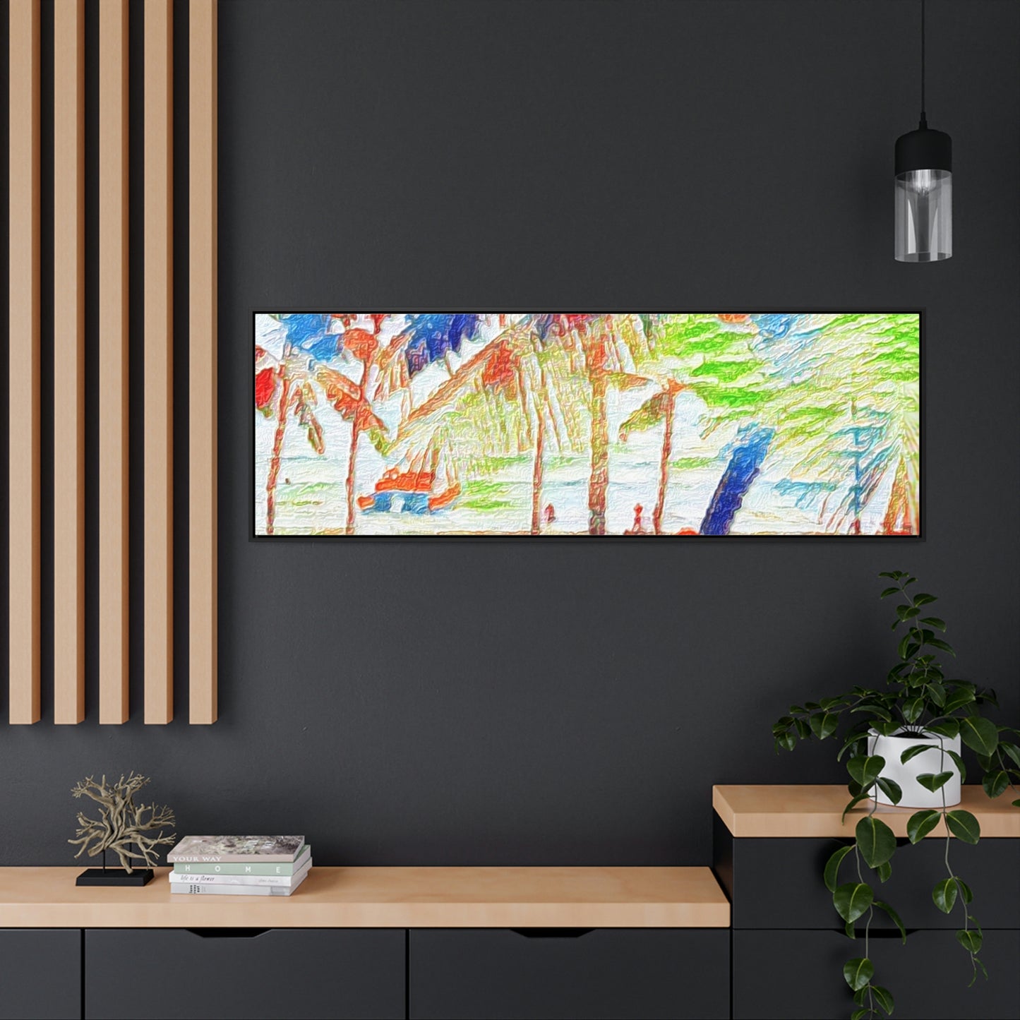 Gallery Canvas Wraps, Horizontal Frame ... "The Royal Hawai'ian: Waikiki Beach_Beach" ... Honolulu, HI ... Ocotber 2014 (Halloween) ... Original Works ...