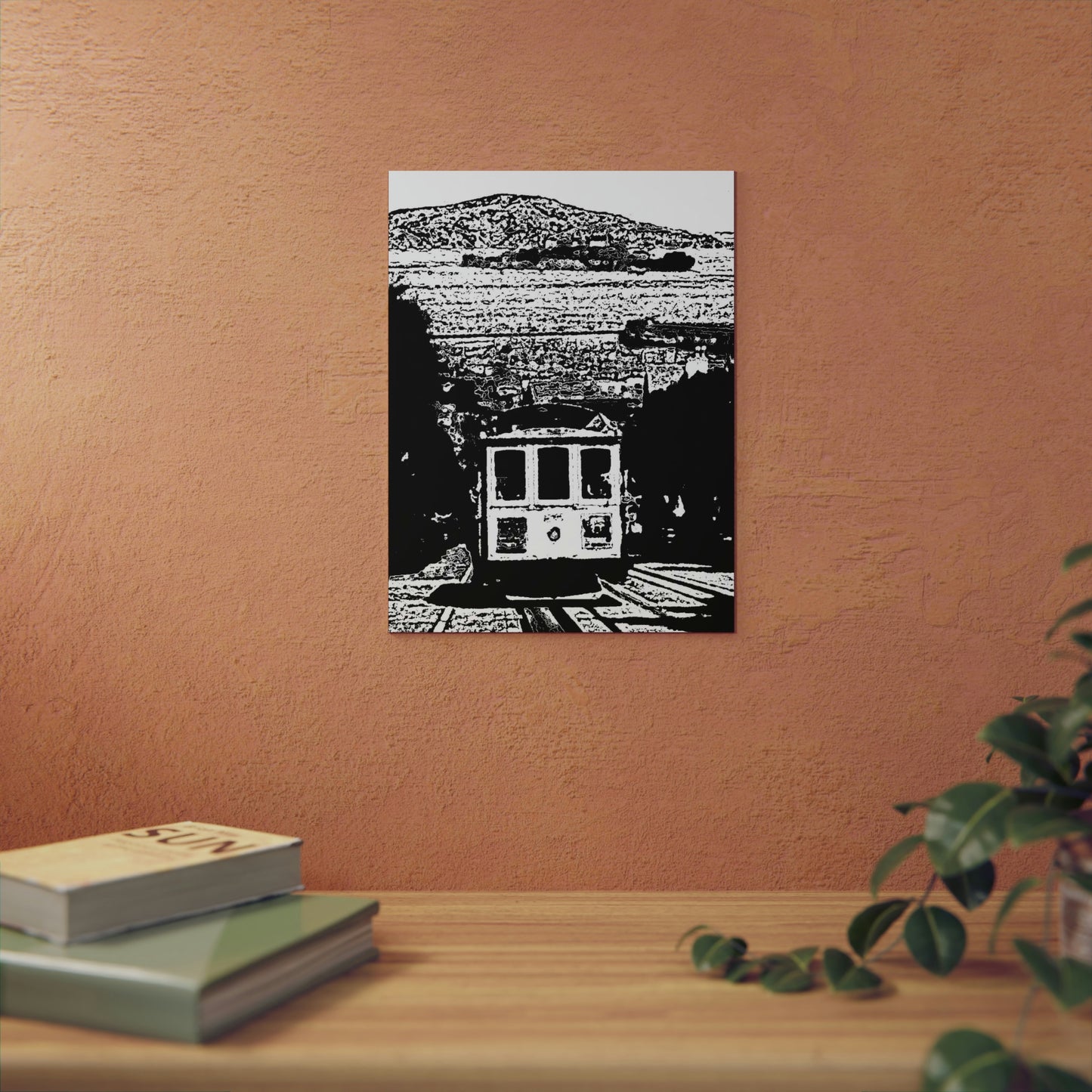 Aluminum Composite Panels ... San Francisco_2 ... 'A Rice-A-Roni-Treat' ... Family Archives ... Cable Car Descends Hill Towards Alcatraz Island ... Original Works ...