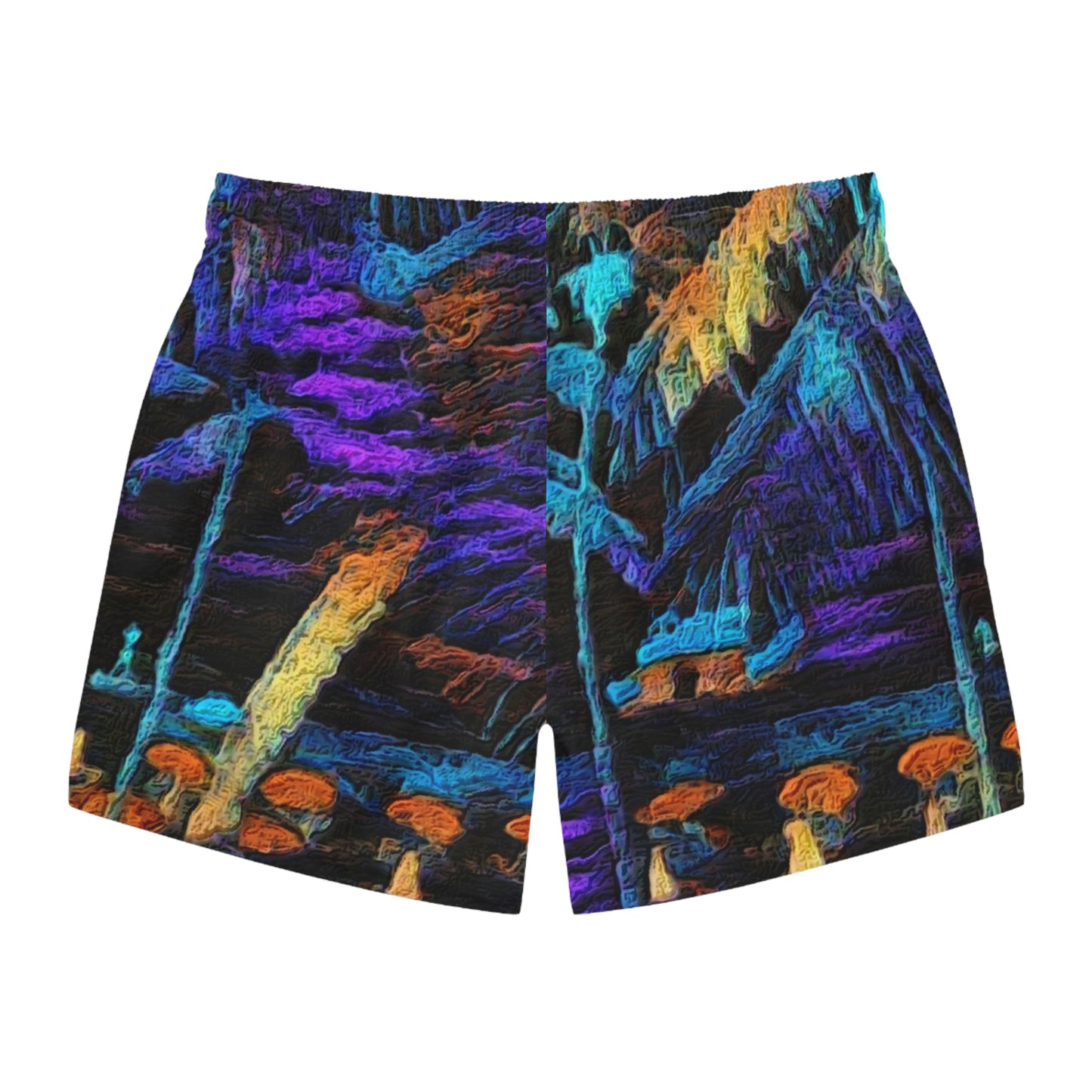 Swim Trunks (AOP) ... "The Royal Hawai'ian: Waikiki Beach_Beach" ... Honolulu, HI ... October 2014 (Halloween) ... Original Works ...