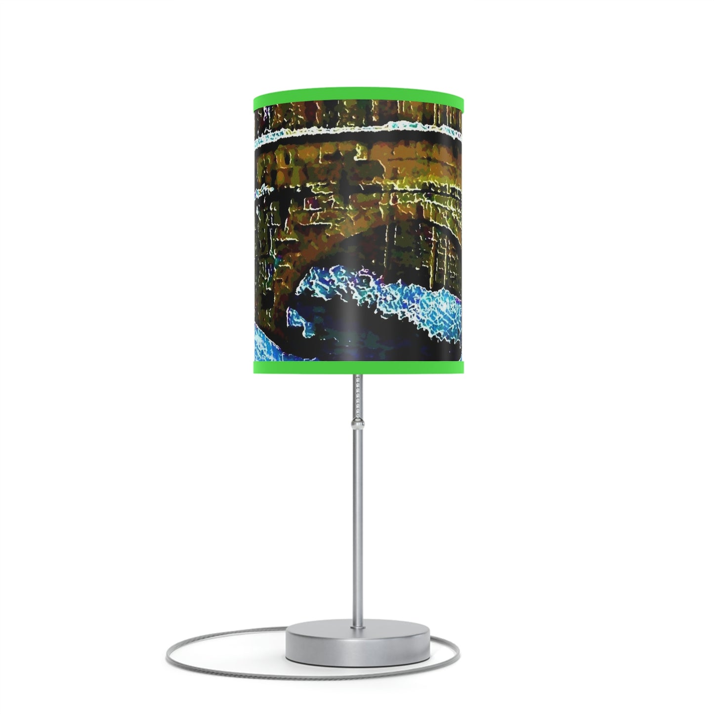 Lamp on a Stand, US|CA plug ... Walikng The Streets & Alleys ... 'Strolling The Canals ... '  ... Original Works  ...