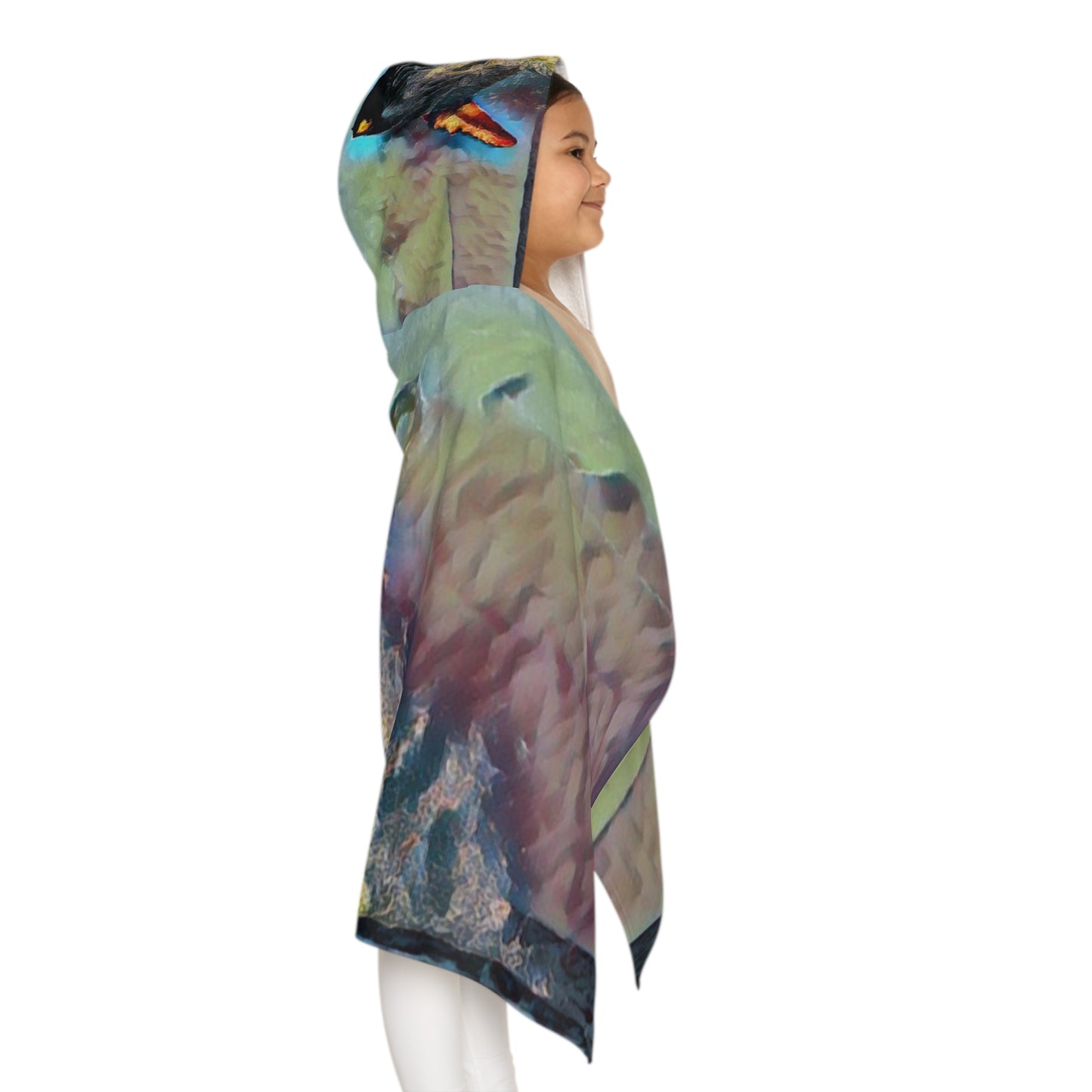 Youth Hooded Towel ... An Extraordinary Humpback Breach ... 'With Explosive Energy' ... Family Archives (KPH) ... Circa: 21st Century. Maui, HI ... Original Works ...