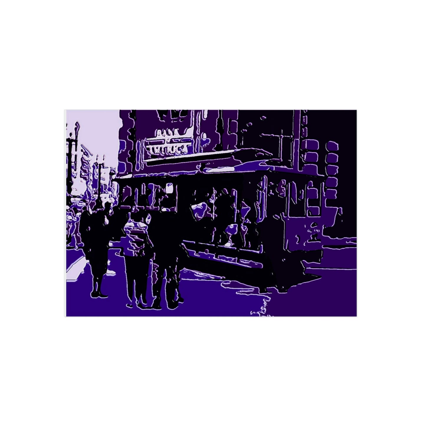 Aluminum Composite Panels ... "Cable Car Turnaround Round-About" ... 'The End Of The Line' ... Family Archives (Father) ... Original Works ...